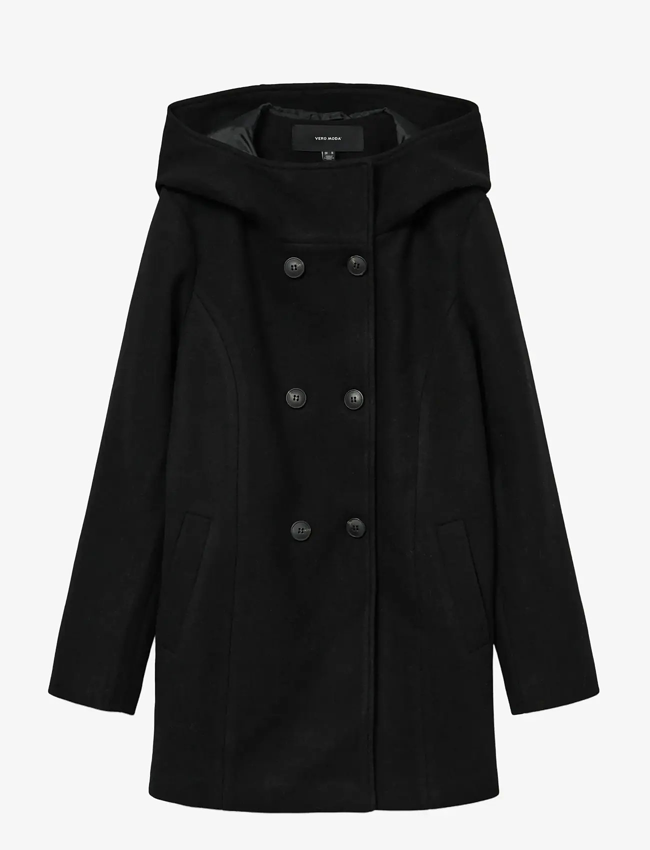 Vero Moda - VMFORTUNESHILA JACKET GA NOOS - wool coats - black - 1