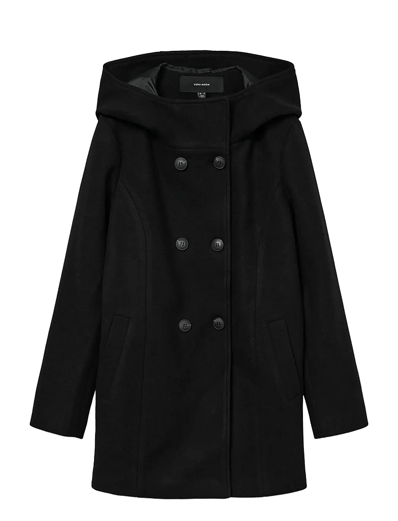 Vero Moda - VMFORTUNESHILA JACKET GA NOOS - ullkappor - black - 1