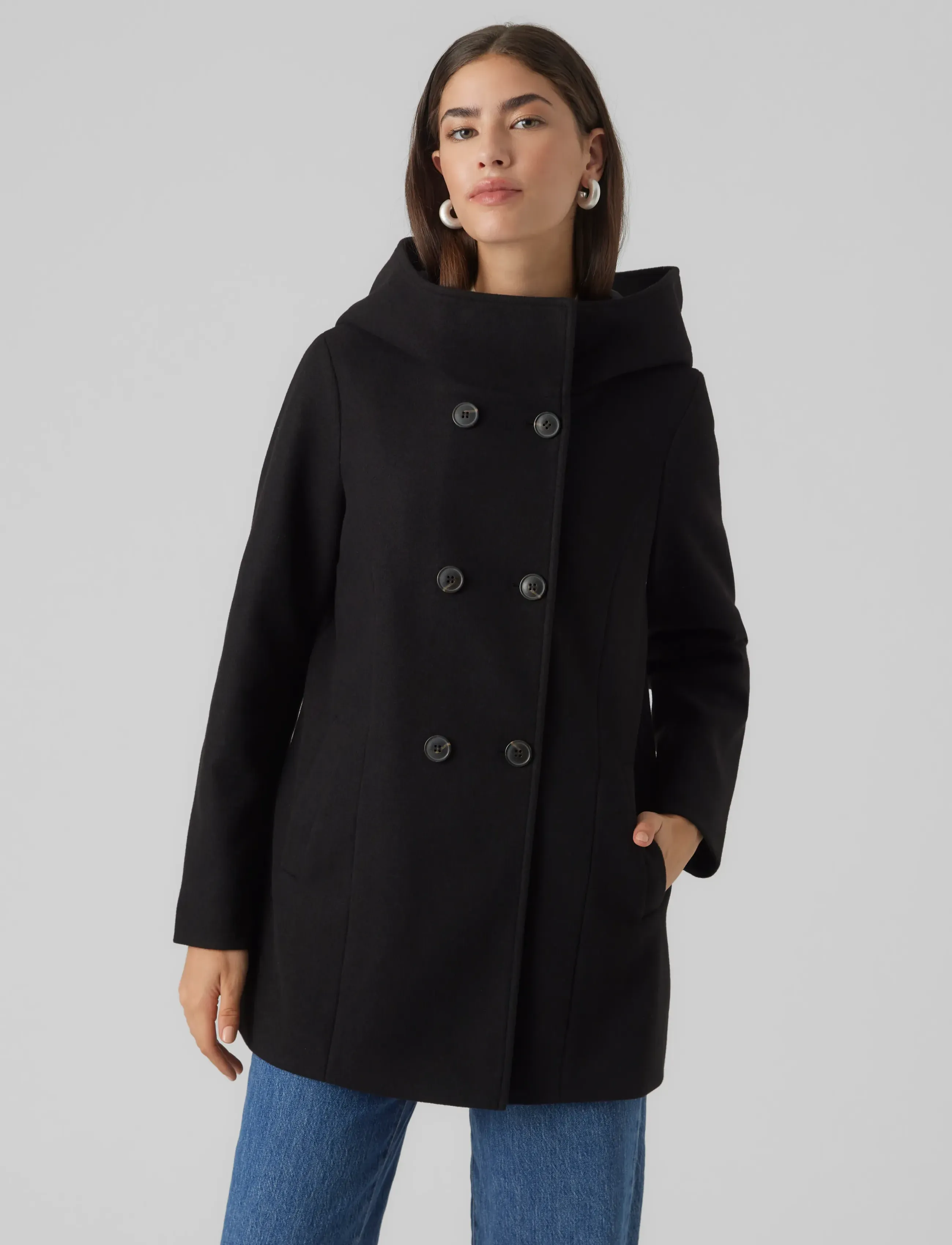 Vero Moda VMFORTUNESHILA JACKET GA NOOS - Frakker - BLACK / black