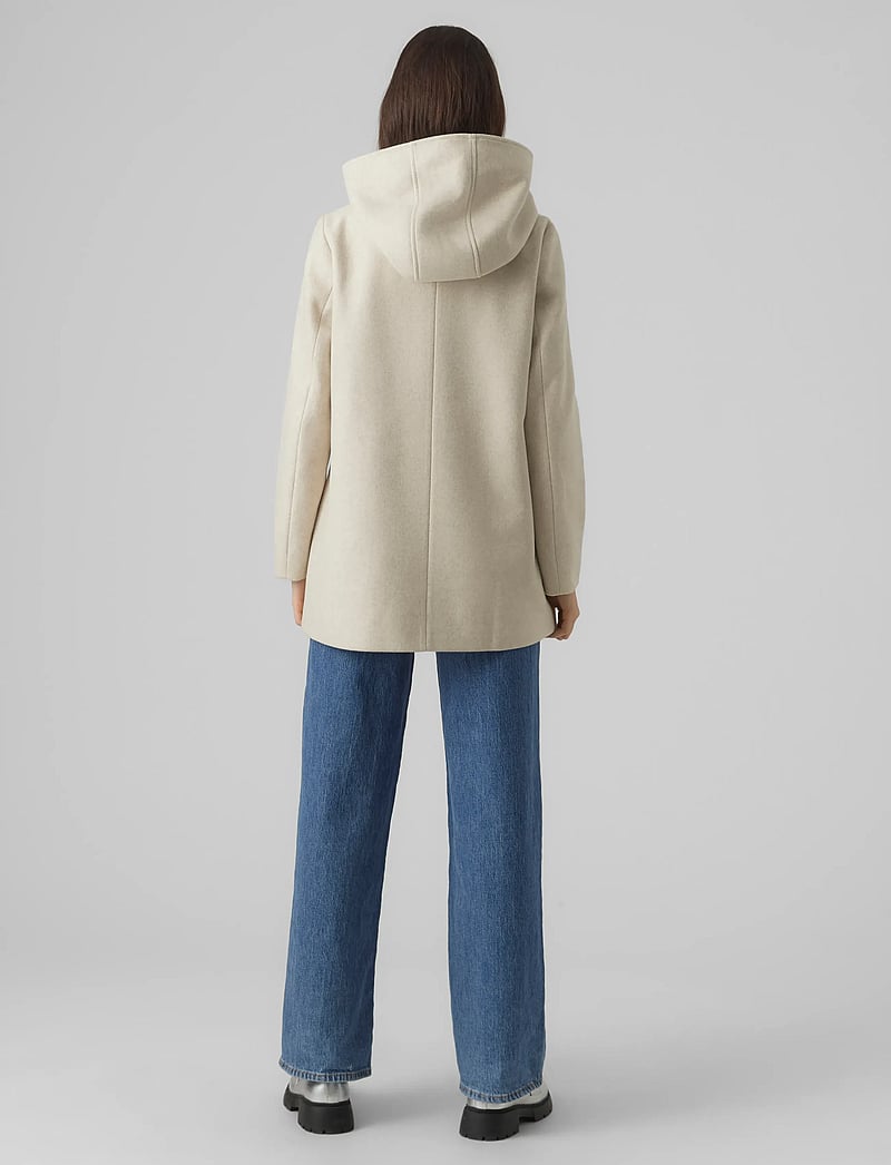 Vero Moda - VMFORTUNESHILA JACKET GA NOOS - ullkappor - oatmeal - 2