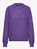 VMVADA LS O-NECK PULLOVER BF - PASSION FLOWER