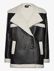 Vero Moda - VMMETHA COATED JACKET TS - spring jackets - black - 0