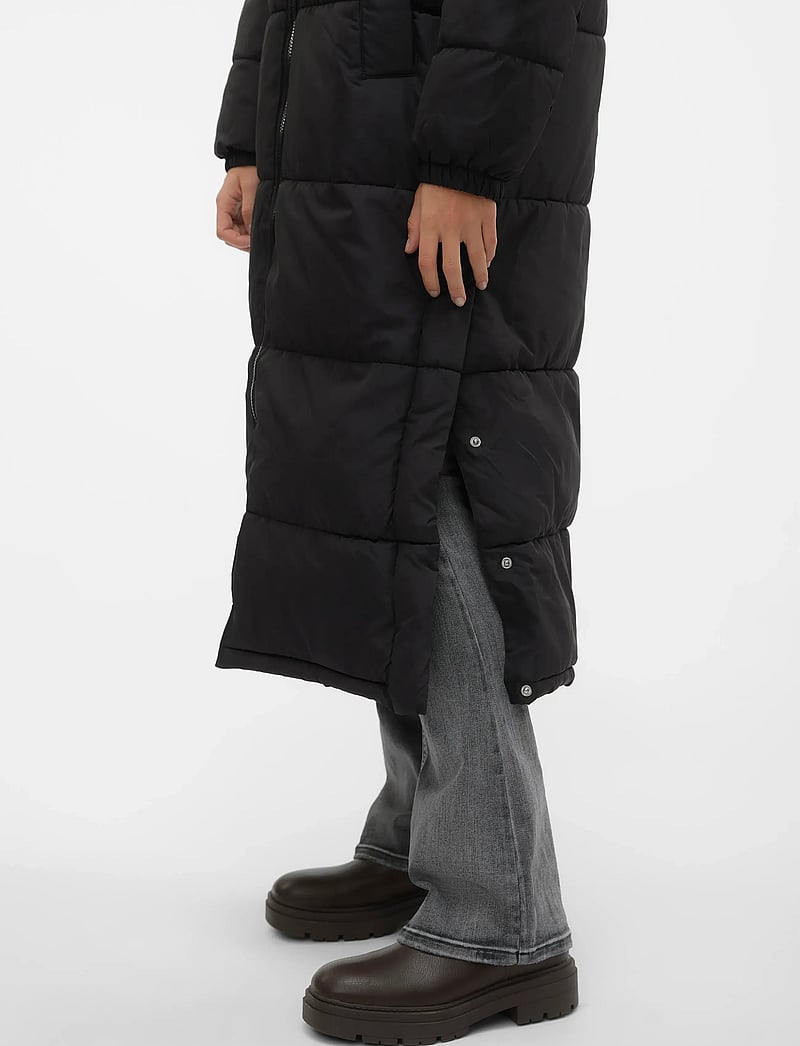 Vero Moda - VMKLEA LONG COAT GA NOOS - daunenmantel - black - 5