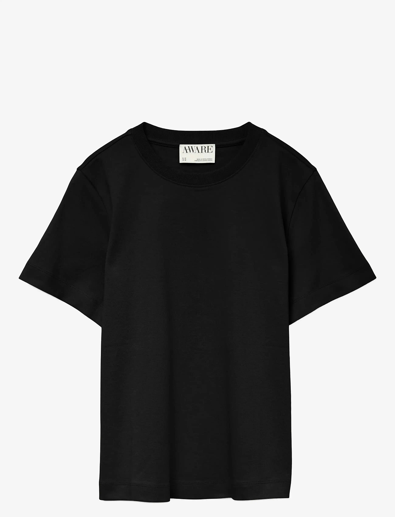 Vero Moda - AWNAIMA SS O-NECK T-SHIRT NOOS - t-shirts - black - 1