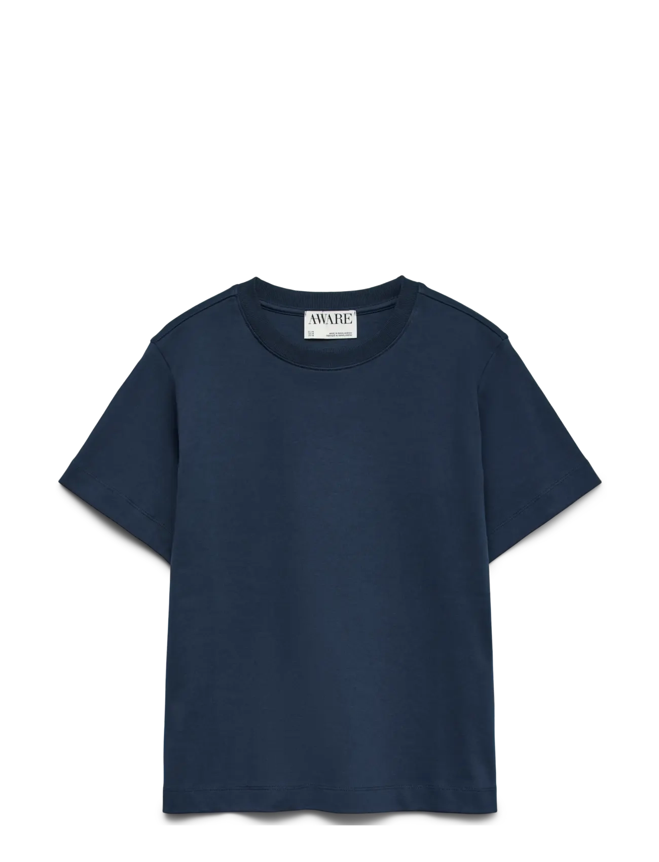 Vero Moda AWNAIMA SS O-NECK T-SHIRT NOOS - T-shirts - DARK SAPPHIRE / navy