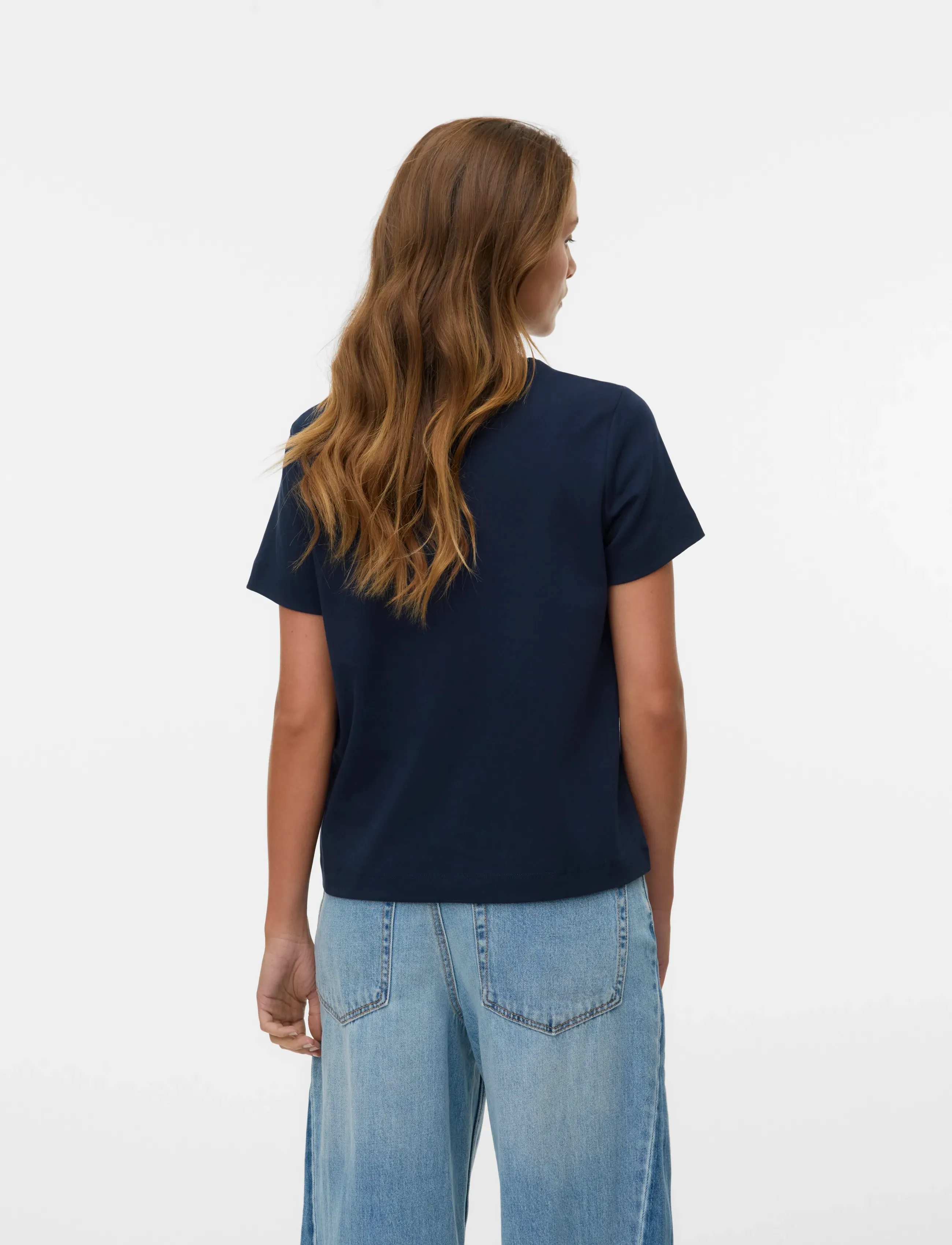Vero Moda - AWNAIMA SS O-NECK T-SHIRT NOOS - t-shirts - dark sapphire - 2