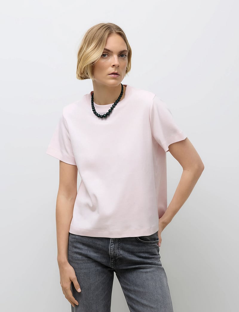 Vero Moda - AWNAIMA SS O-NECK T-SHIRT NOOS - t-shirts - primrose pink - 0
