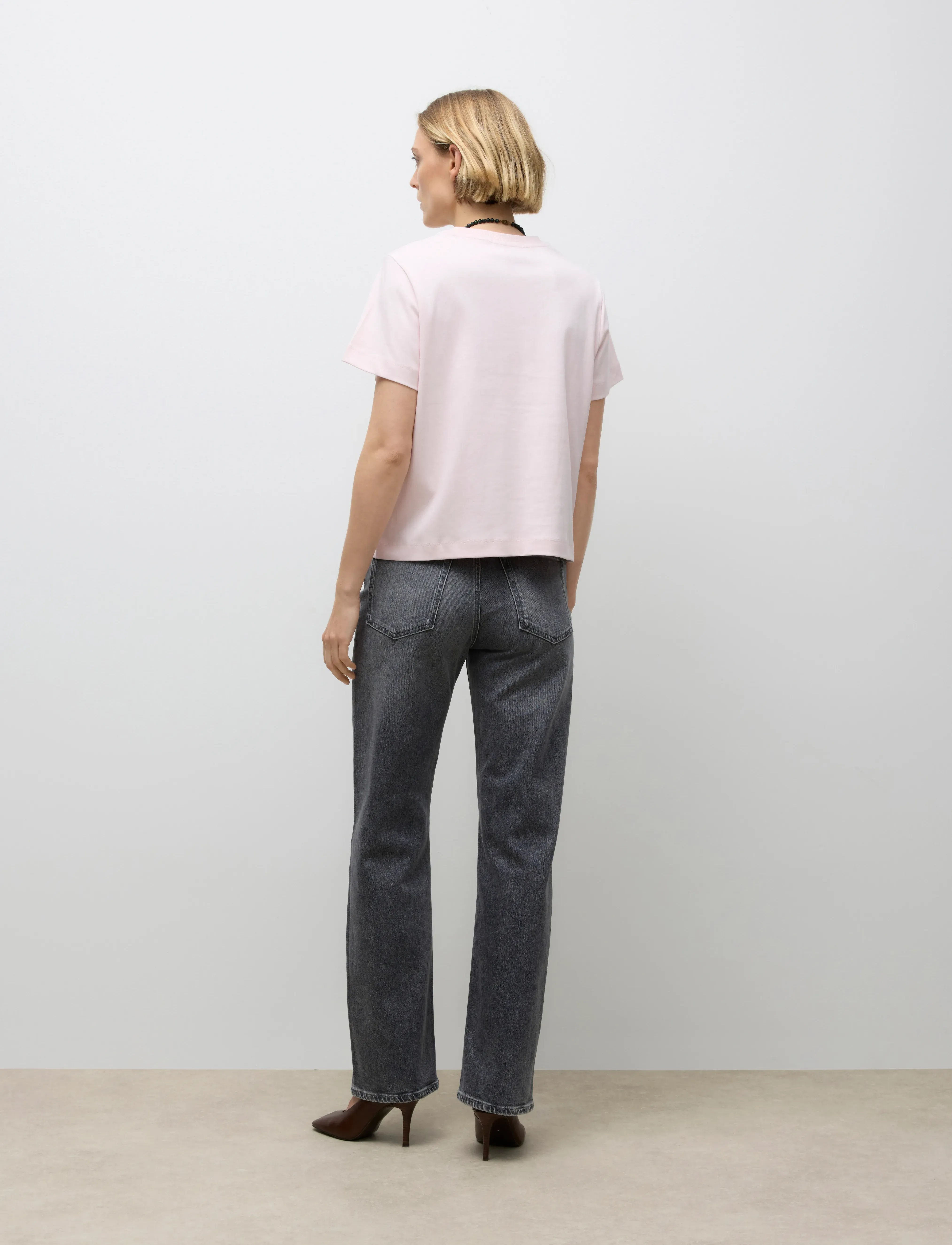 Vero Moda - AWNAIMA SS O-NECK T-SHIRT NOOS - t-shirts - primrose pink - 2