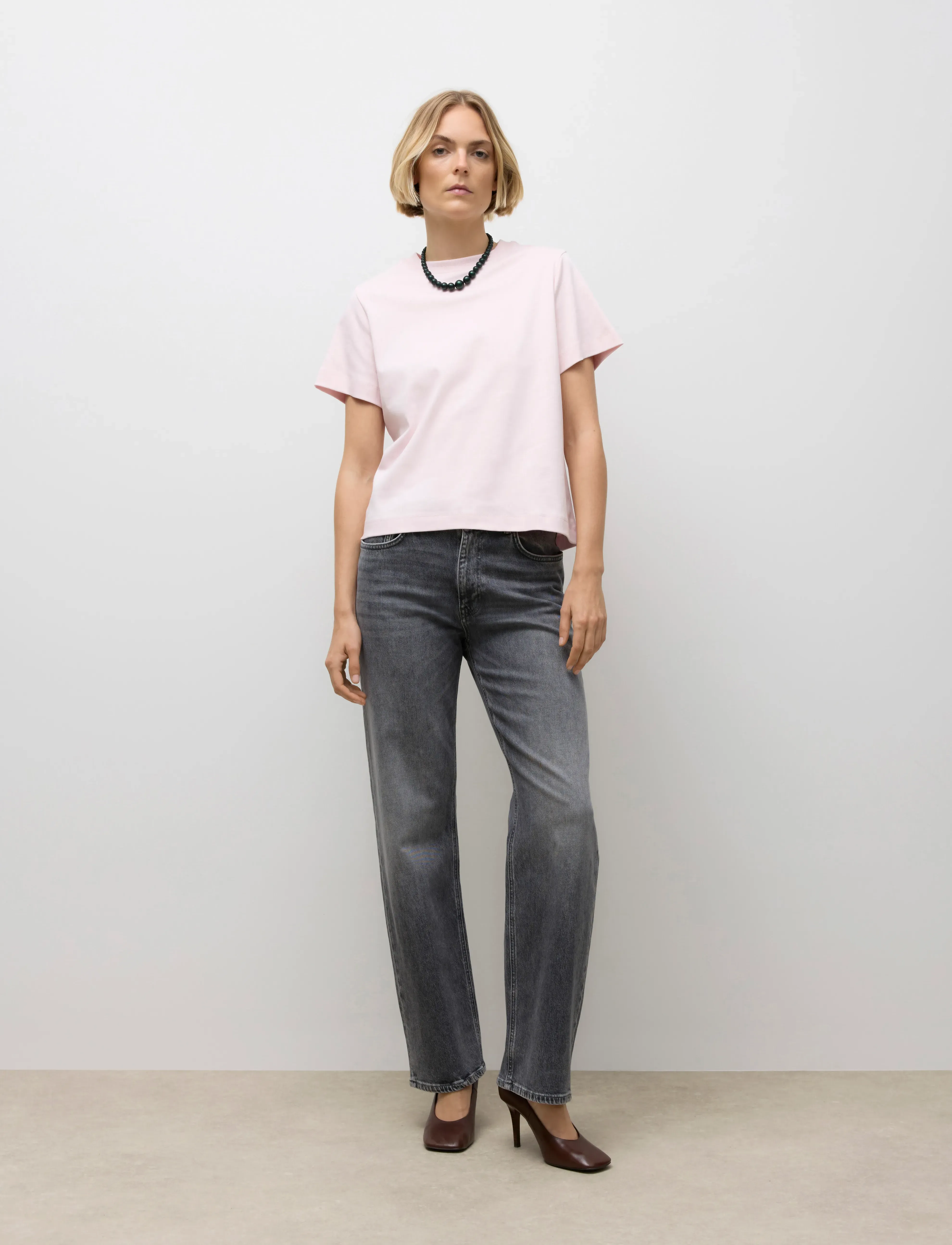 Vero Moda - AWNAIMA SS O-NECK T-SHIRT NOOS - t-shirts - primrose pink - 3