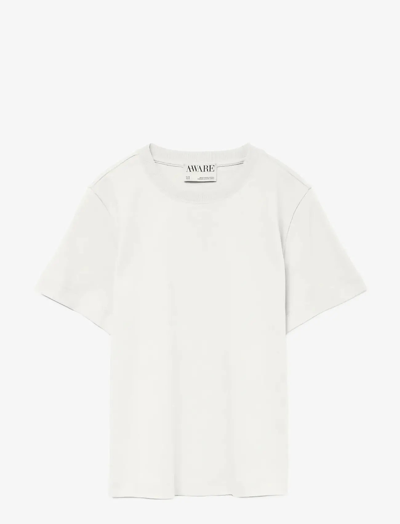 Vero Moda - AWNAIMA SS O-NECK T-SHIRT NOOS - t-shirts - snow white - 1