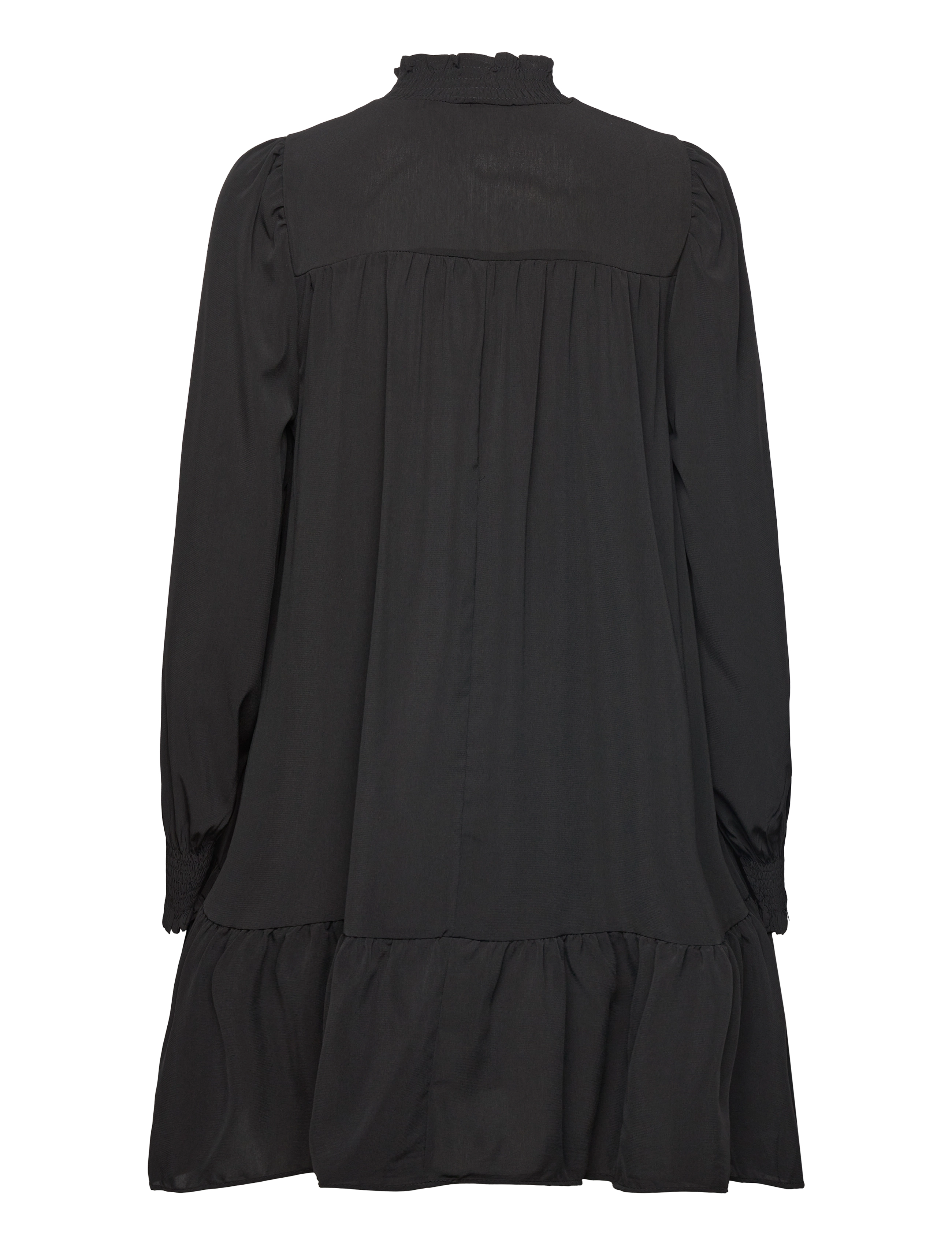 Vero Moda - VMSHILAH NAJA HIGH NECK DRESS WVN GA - laveste priser - black - 1