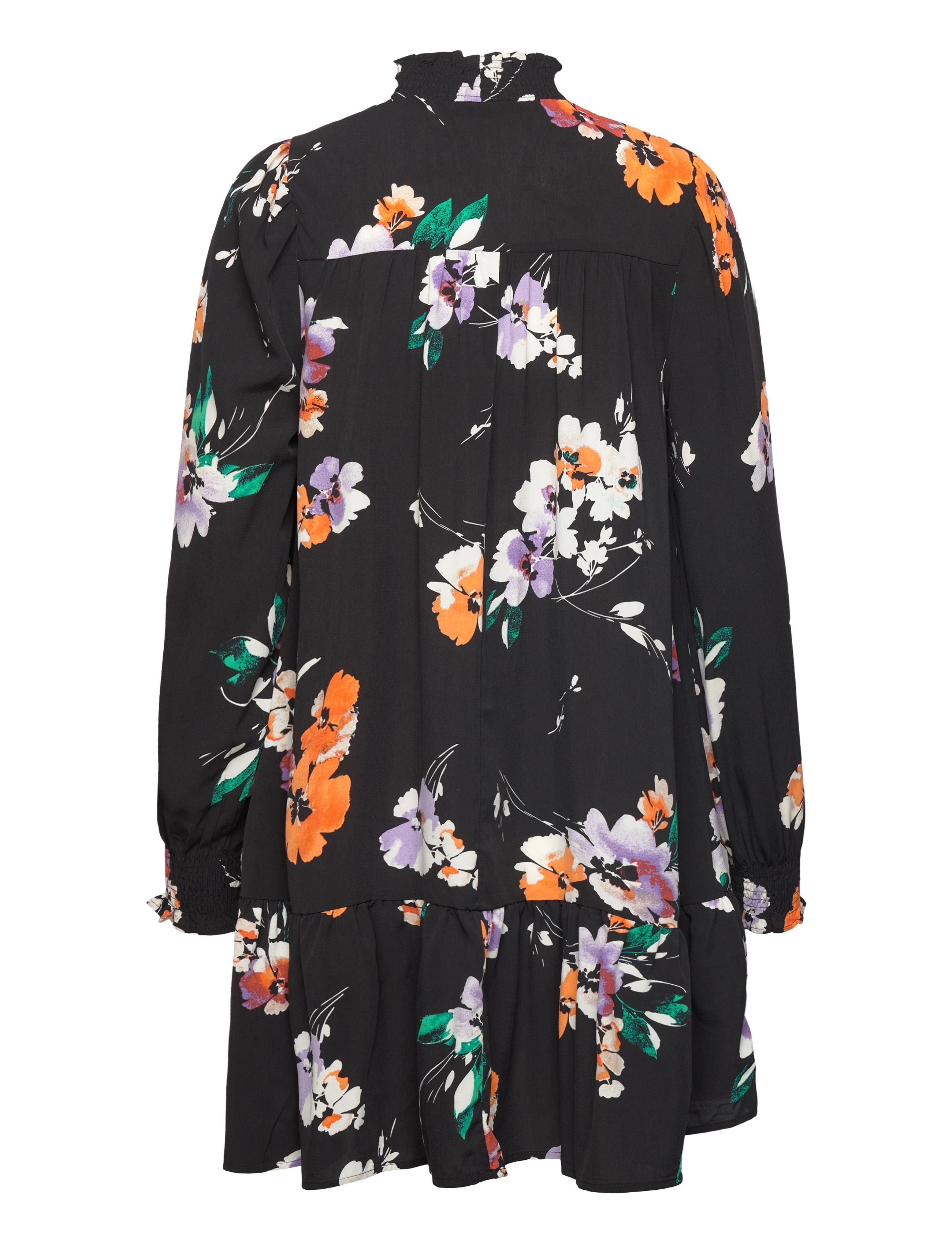 Vero Moda - VMSHILAH NAJA HIGH NECK DRESS WVN GA - laveste priser - black - 1