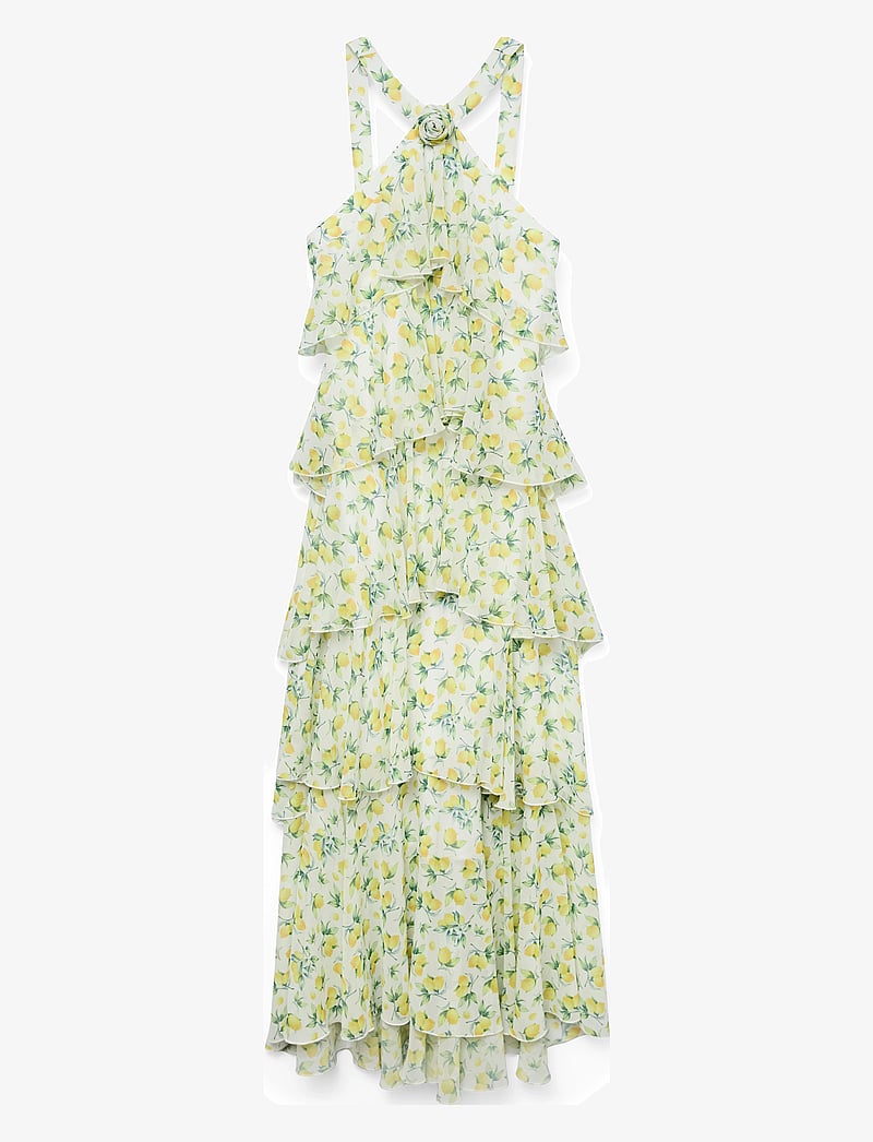 Vero Moda - VMFELICIA SL RUFFLE MAXI DRESS EXP - abendkleider - star white - 1