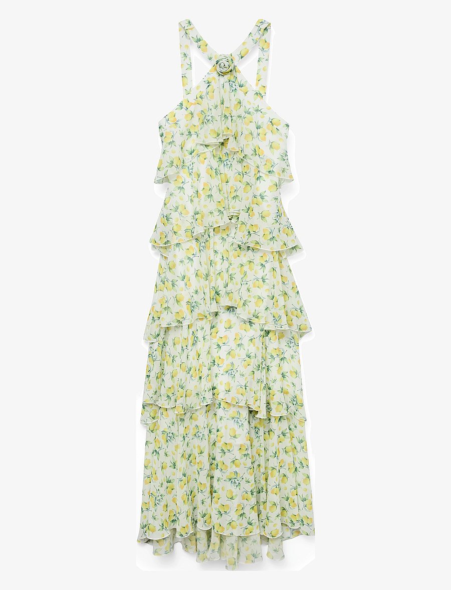 Vero Moda - VMFELICIA SL RUFFLE MAXI DRESS EXP - festkjoler - star white - 1