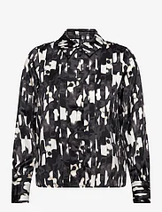 Vero Moda - VMMERLE LS SHIRT WVN GA - overhemden met lange mouwen - black - 0