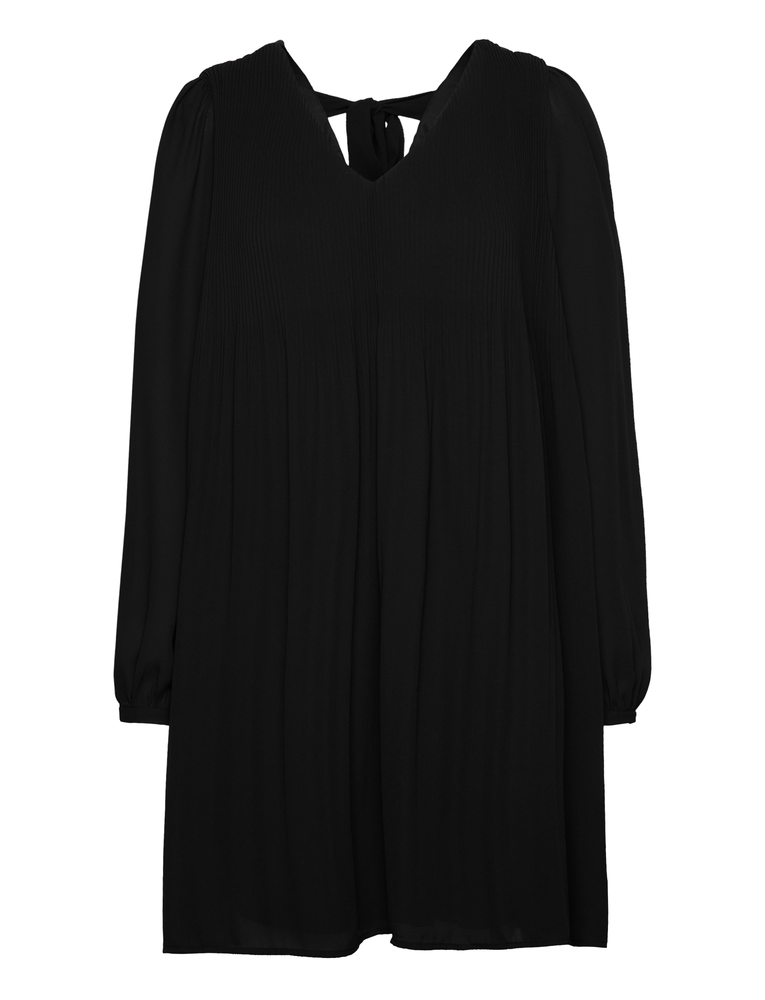 VERO MODA Vmcindy L/S Abk Kleid Wvn Btq Schwarz - XS - Damen