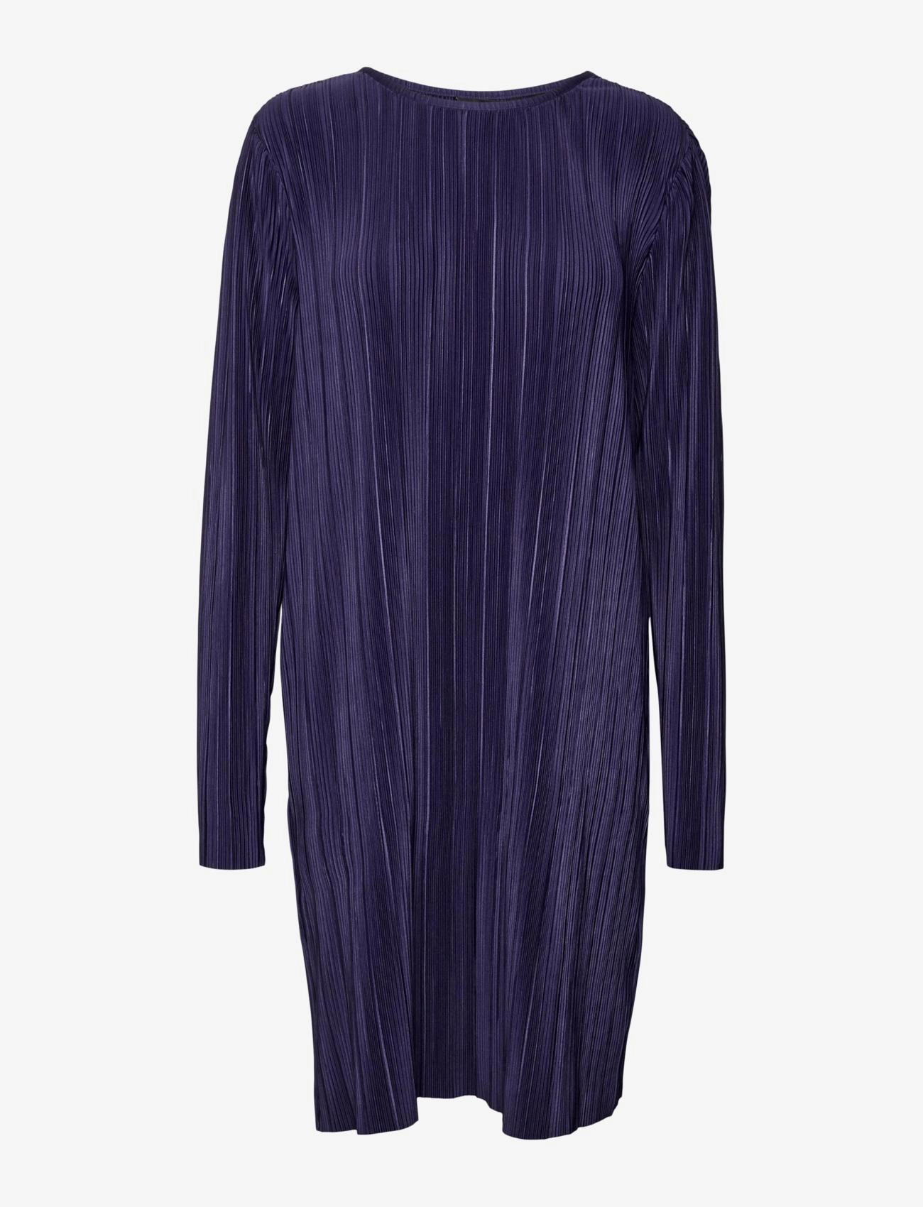 Vero Moda VMAURORA LS O-NECK SHORT DRESS JRS - Kjoler - ASTRAL AURA / purple