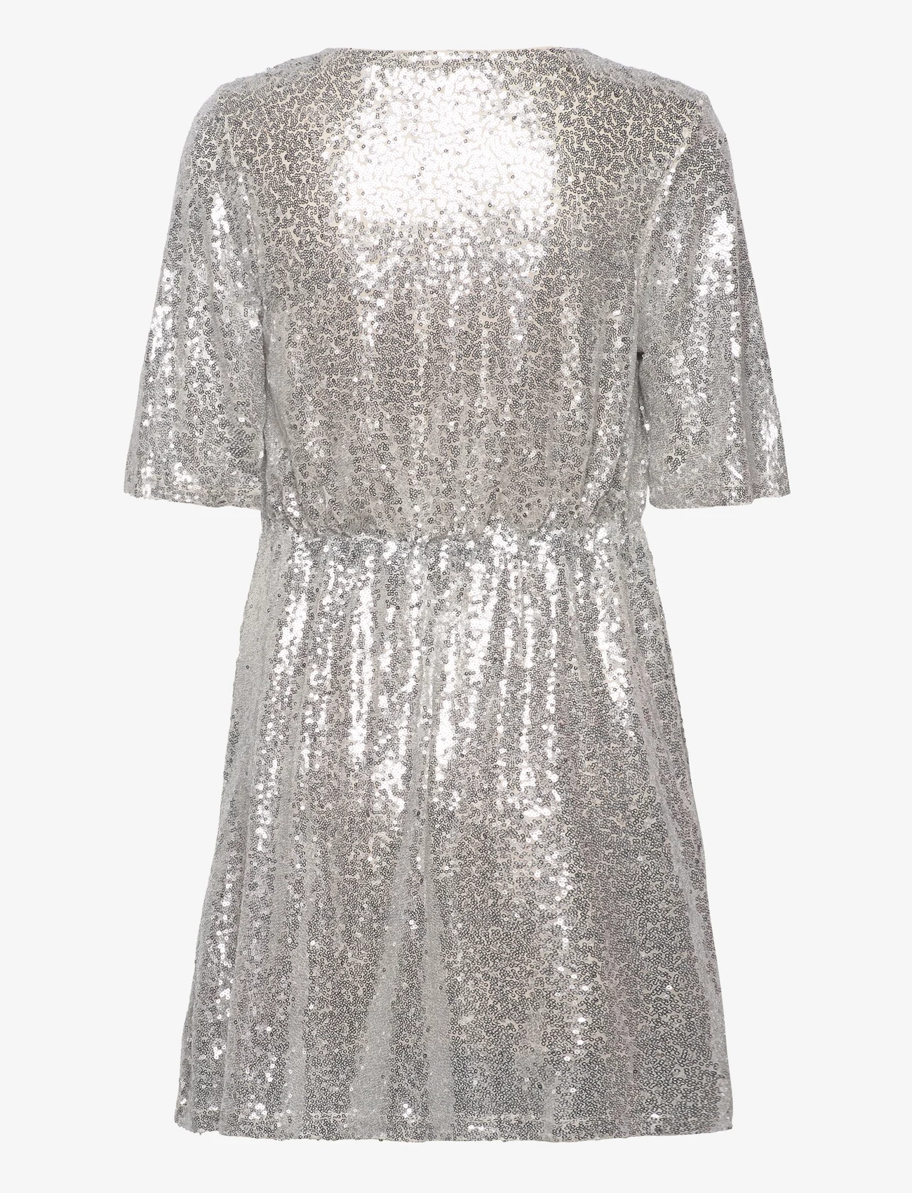 Vero Moda - VMKAJE 2/4 SHORT DRESS JRS - feestelijke kleding voor outlet-prijzen - silver colour - 1
