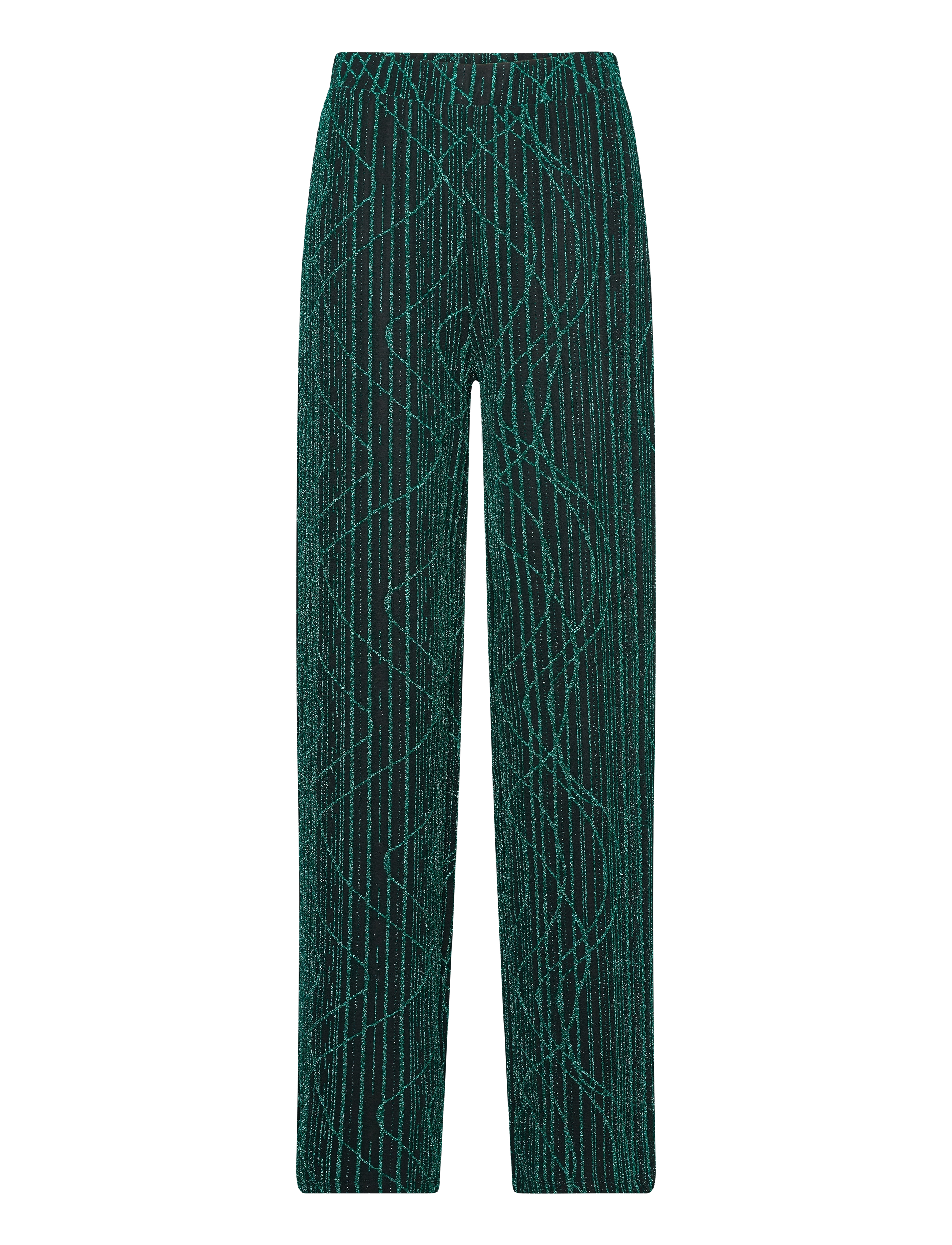 VERO MODA Vmkanz Sibe Hw Wide Hose Jrs Grün - M - Damen