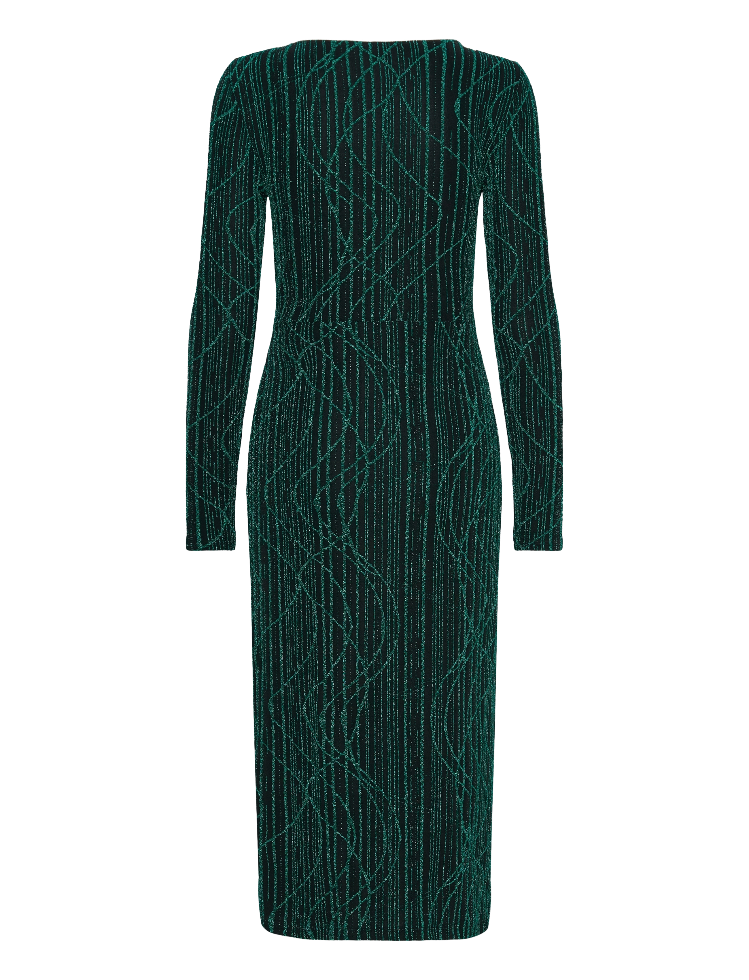 Vero Moda - VMKANZ SIBE LS CALF DRESS JRS - etuikleider - black - 1