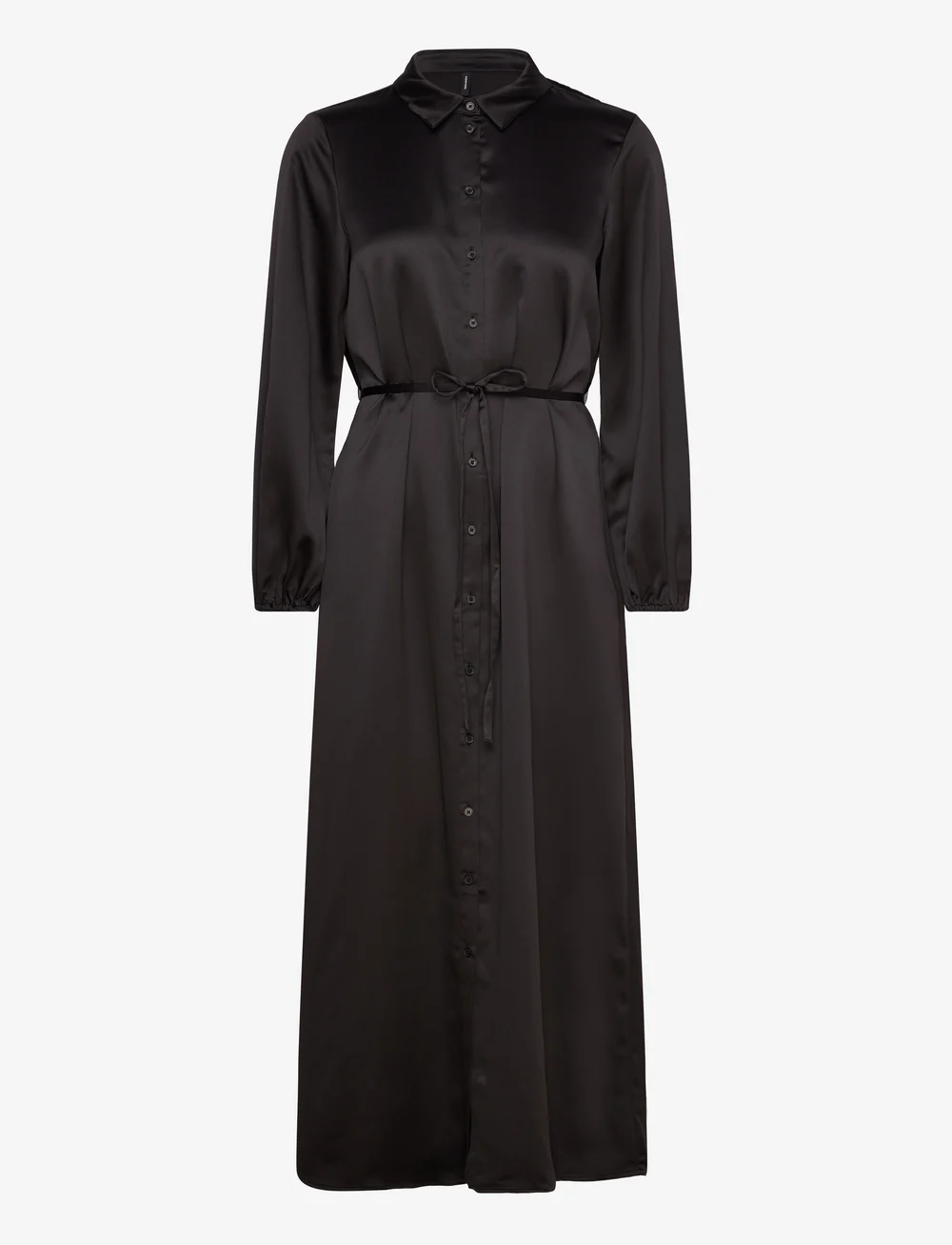 Black maxi shirt dress sales