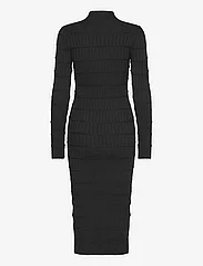 Vero Moda - VMLUCKY LS HIGHNECK CALF DRESS GA BOO - bodycon dresses - black - 1