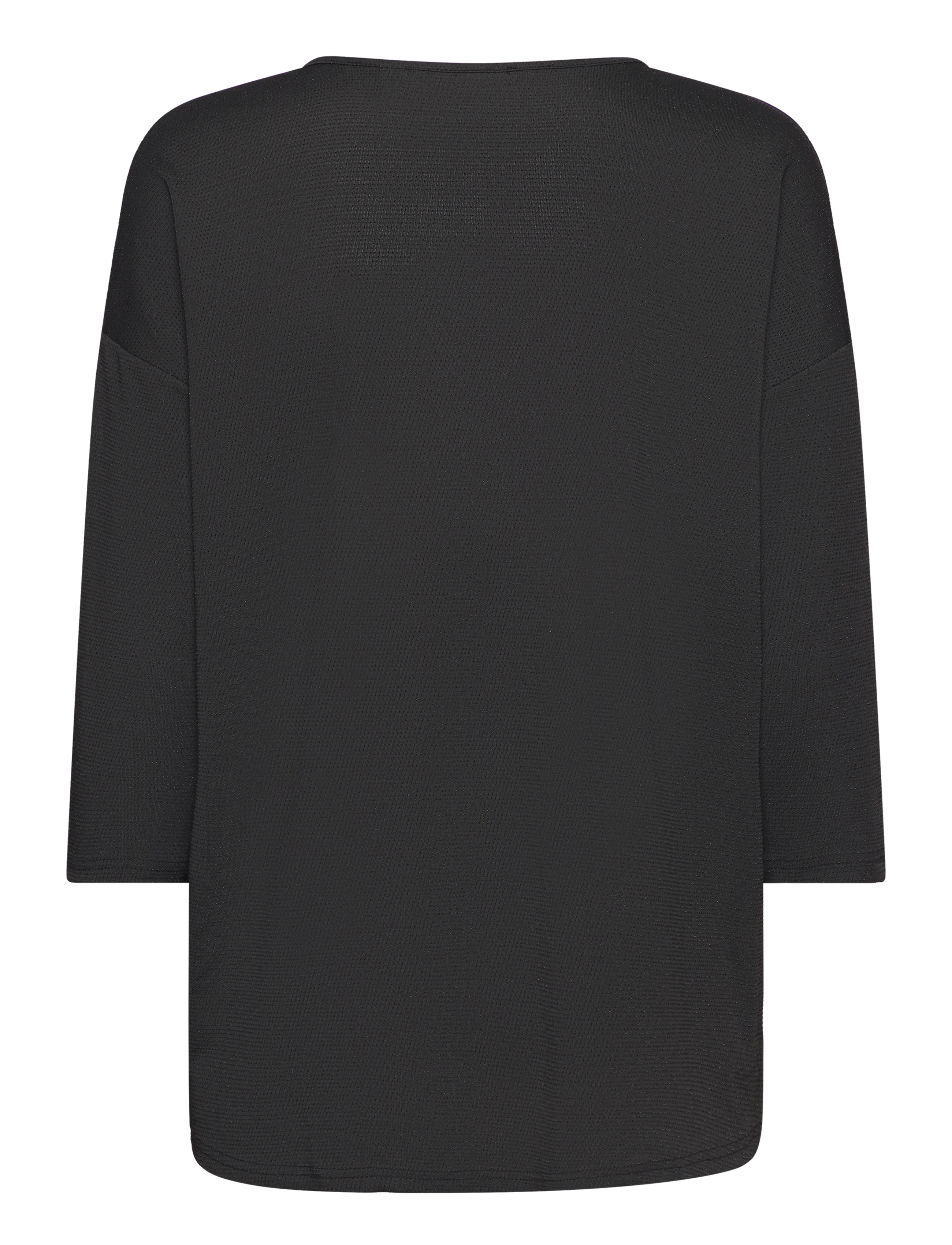 Vero Moda - VMKANVA 3/4 V-NECK TOP JRS - zemākās cenas - black - 1