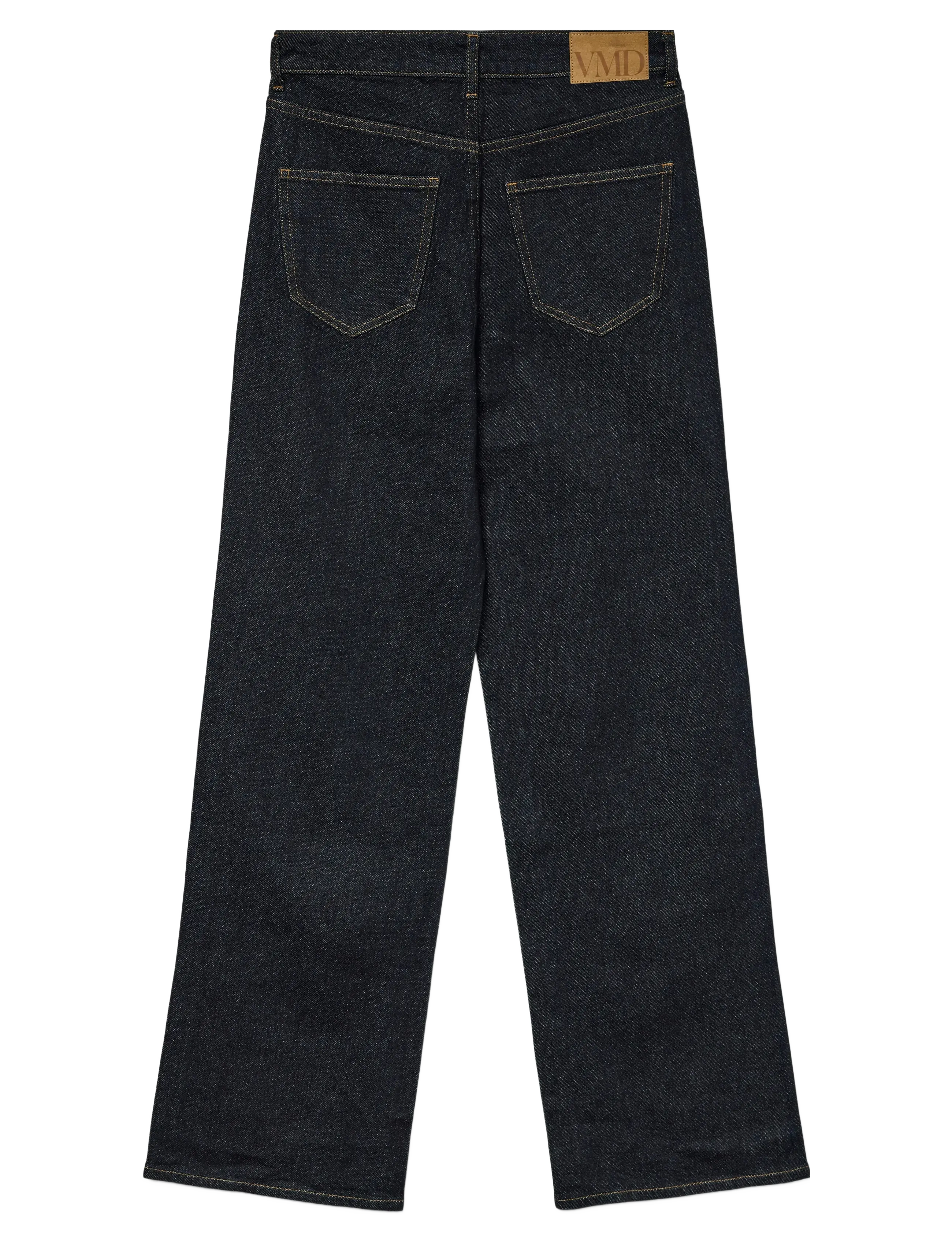 Vero Moda - VMTESSA HR WIDE JEANS RA369 GA NOOS - brede jeans - dark blue denim - 2