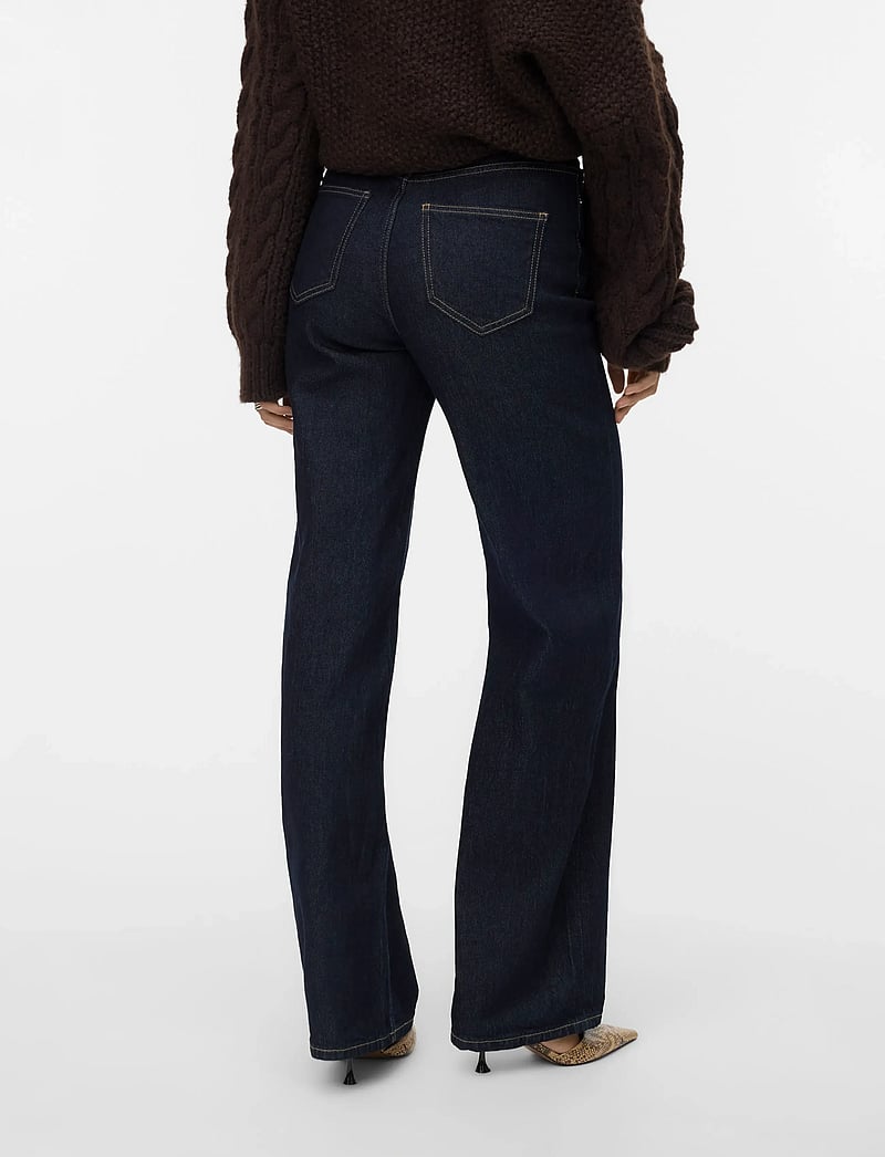 Vero Moda - VMTESSA HR WIDE JEANS RA369 GA NOOS - vida jeans - dark blue denim - 3