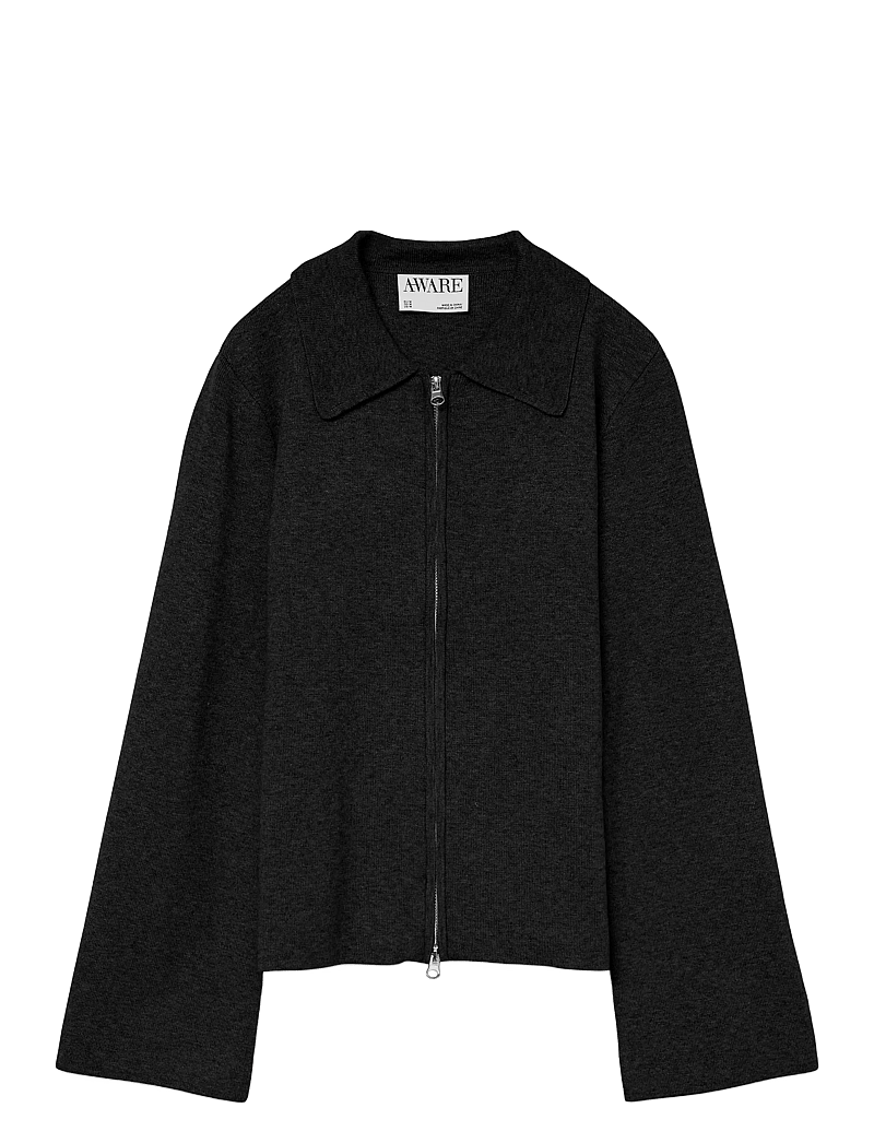 Vero Moda - AWHANNA LS KNIT CARDIGAN NOOS - cardigans - black - 1