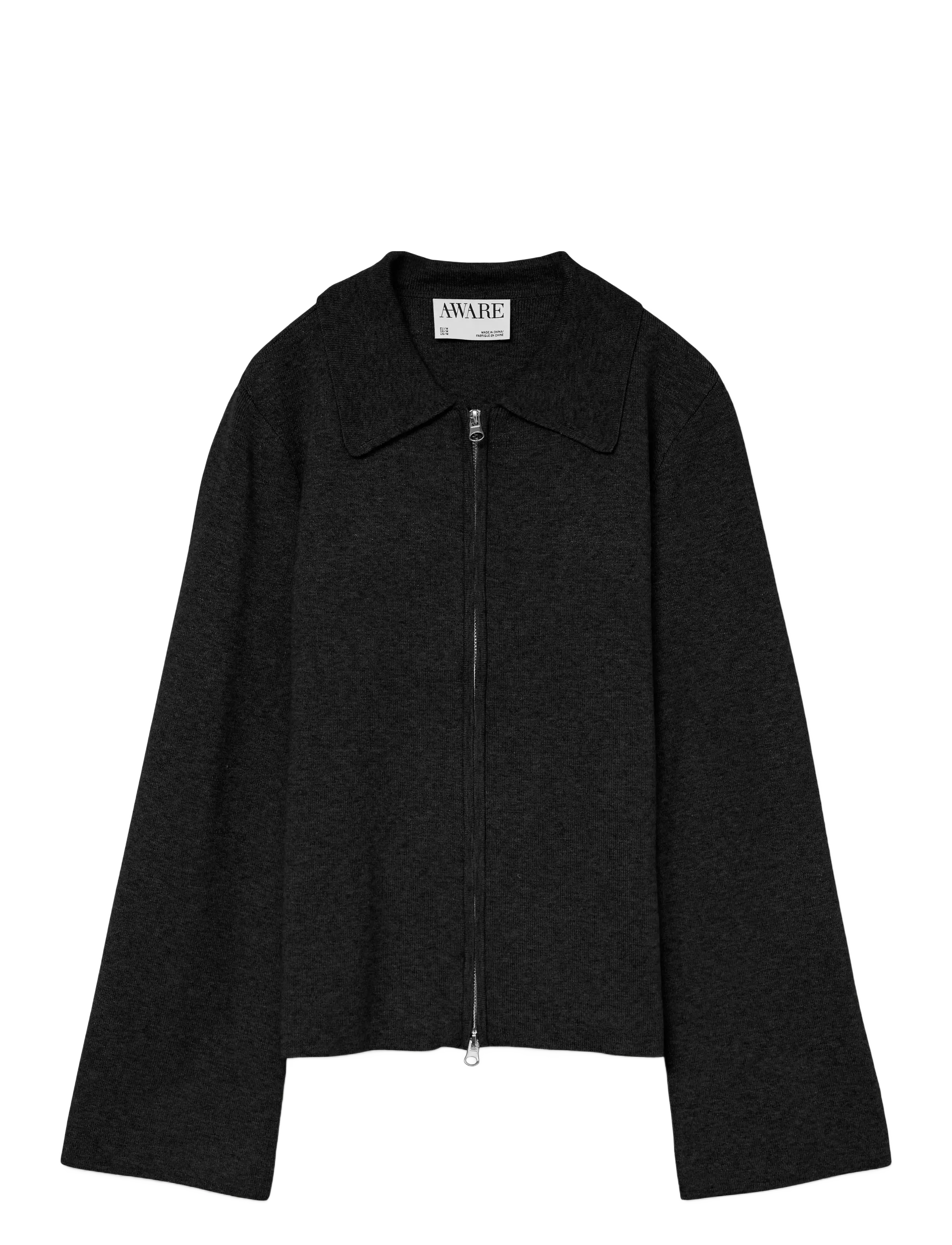 Vero Moda AWHANNA LS KNIT CARDIGAN NOOS - Tøj - BLACK / black