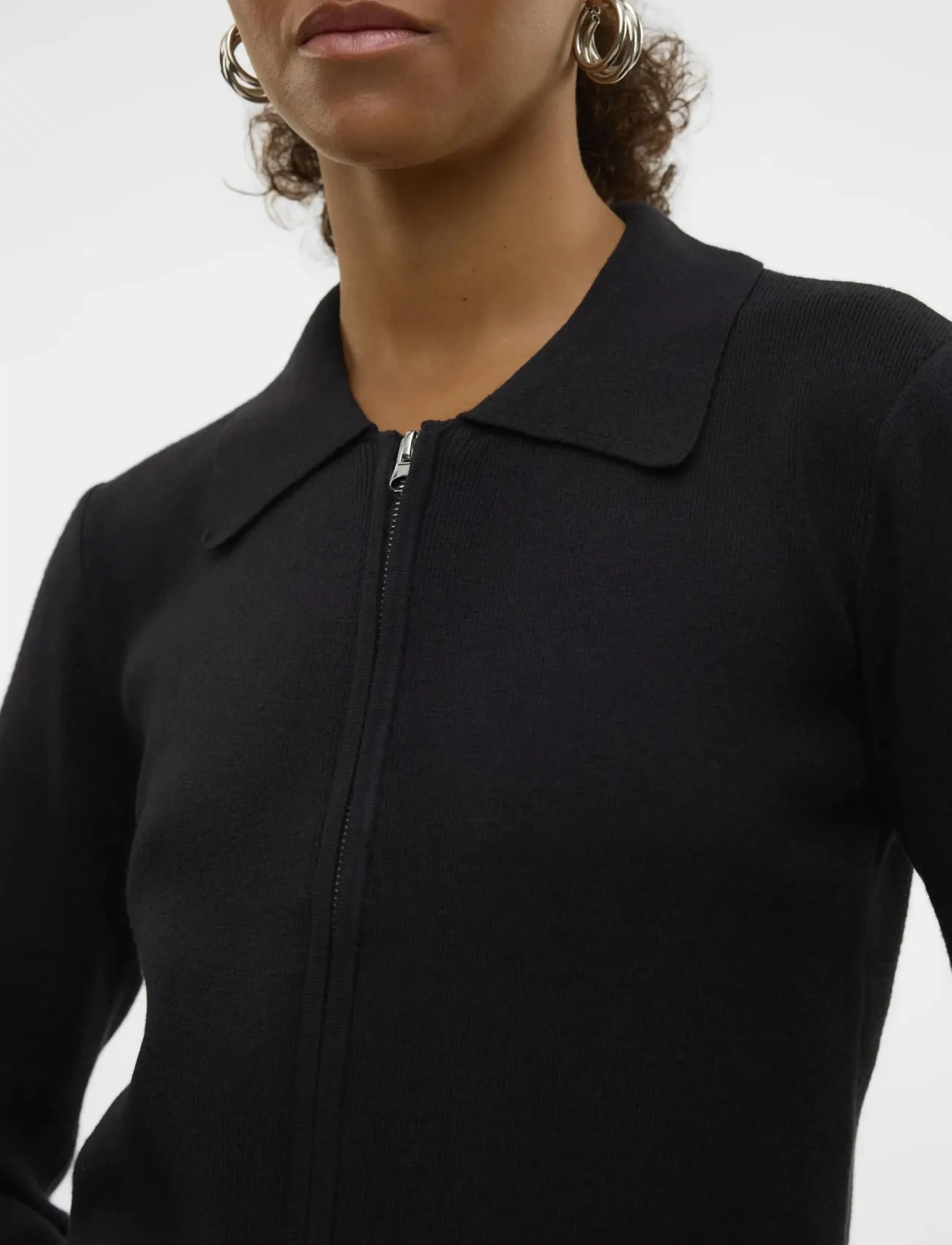 Vero Moda AWHANNA LS KNIT CARDIGAN NOOS - Födelsedag - BLACK / black