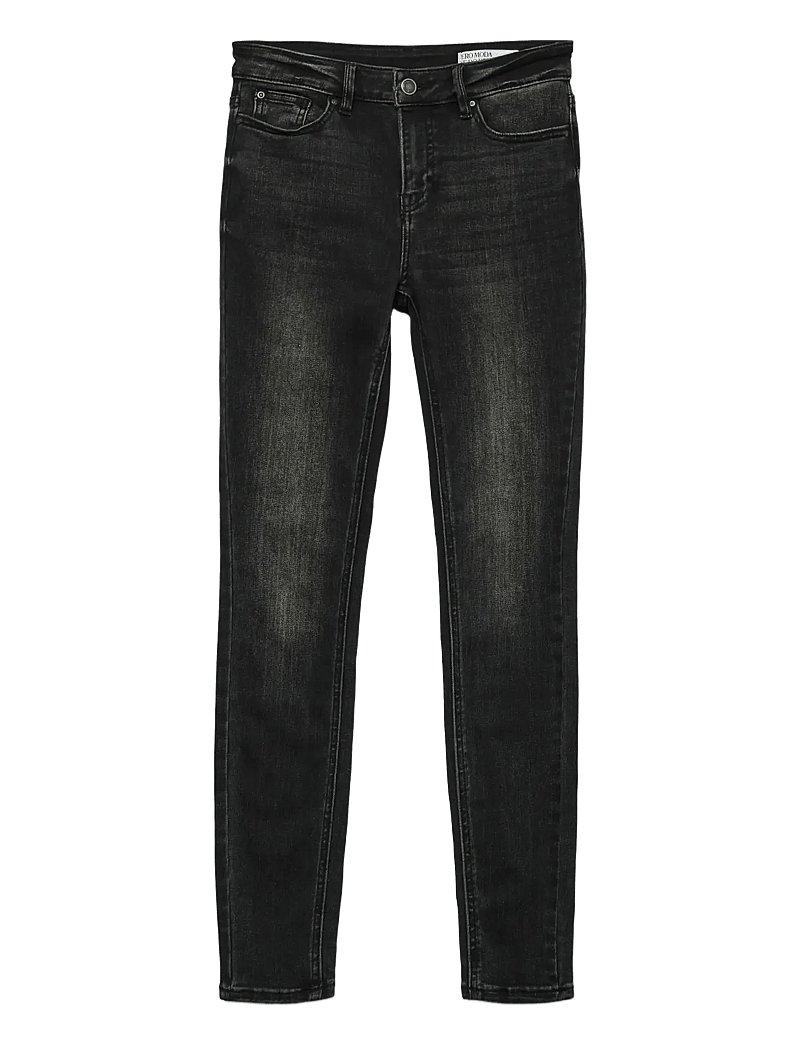 Vero Moda - VMFLASH MR SKINNY JEANS LI111 GA NOOS - liibuvad teksad - black denim - 1