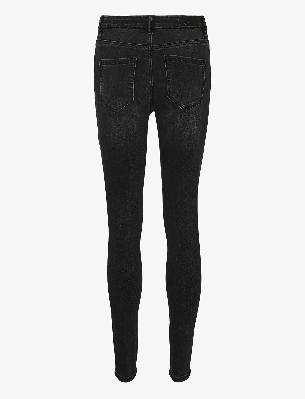 Vero Moda - VMFLASH MR SKINNY JEANS LI111 GA NOOS - liibuvad teksad - black denim - 2