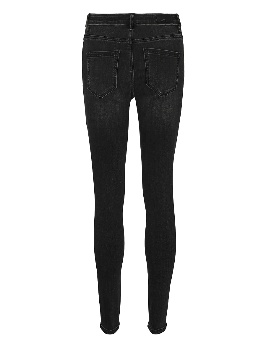 Vero Moda - VMFLASH MR SKINNY JEANS LI111 GA NOOS - skinny jeans - black denim - 2