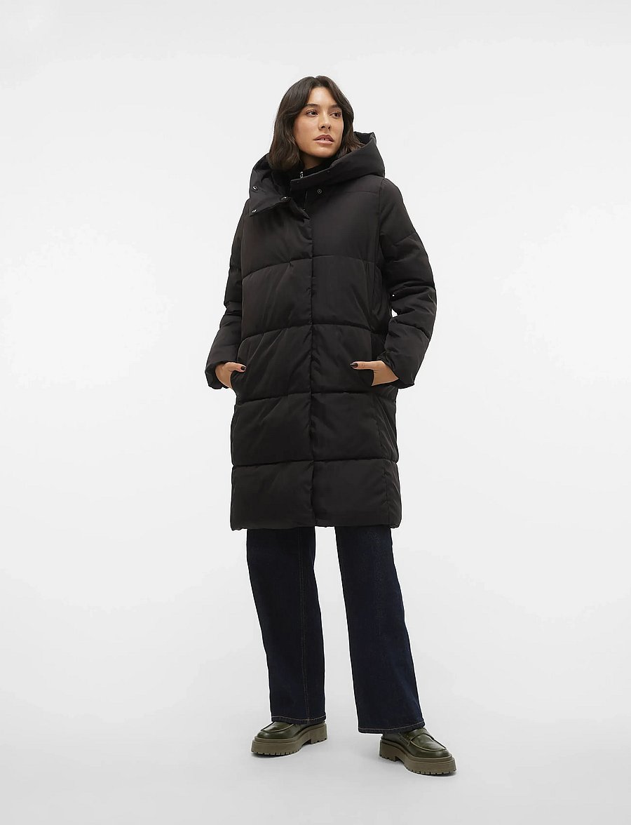 Vero Moda - VMSTELLA COAT NOOS - vinterjackor - black - 0