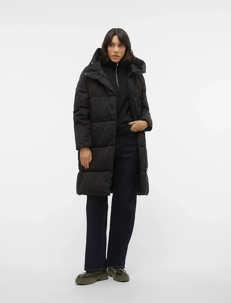 Vero Moda - VMSTELLA COAT NOOS - vinterjackor - black - 4