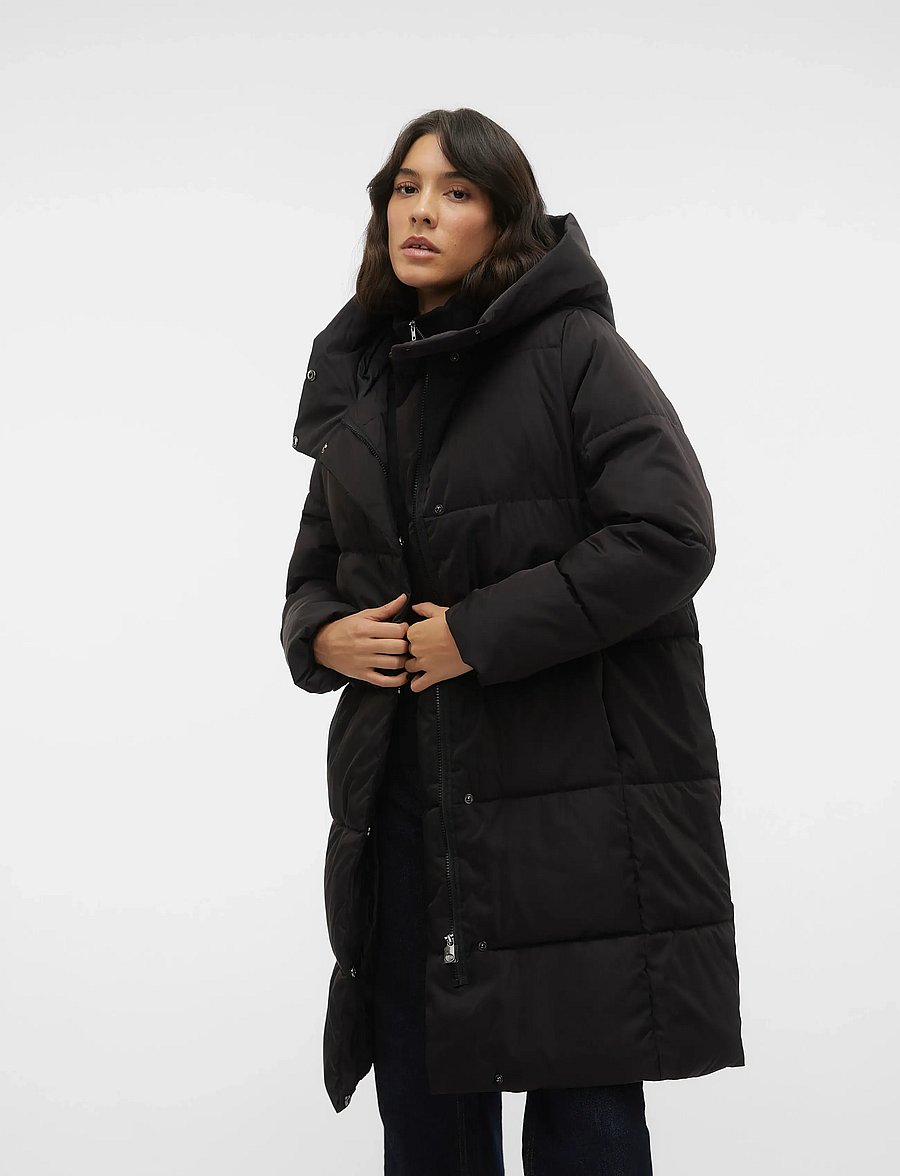 Vero Moda - VMSTELLA COAT NOOS - vinterjackor - black - 5