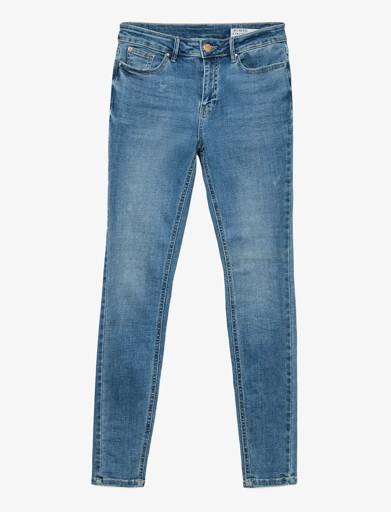 Vero Moda - VMFLASH MR SKINNY JEANS LI347 GA NOOS - skinny jeans - medium blue denim - 1