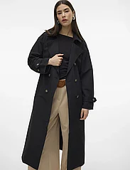 Vero Moda - VMCHLOE LONG TRENCHCOAT GA NOOS - trench coats - black - 2