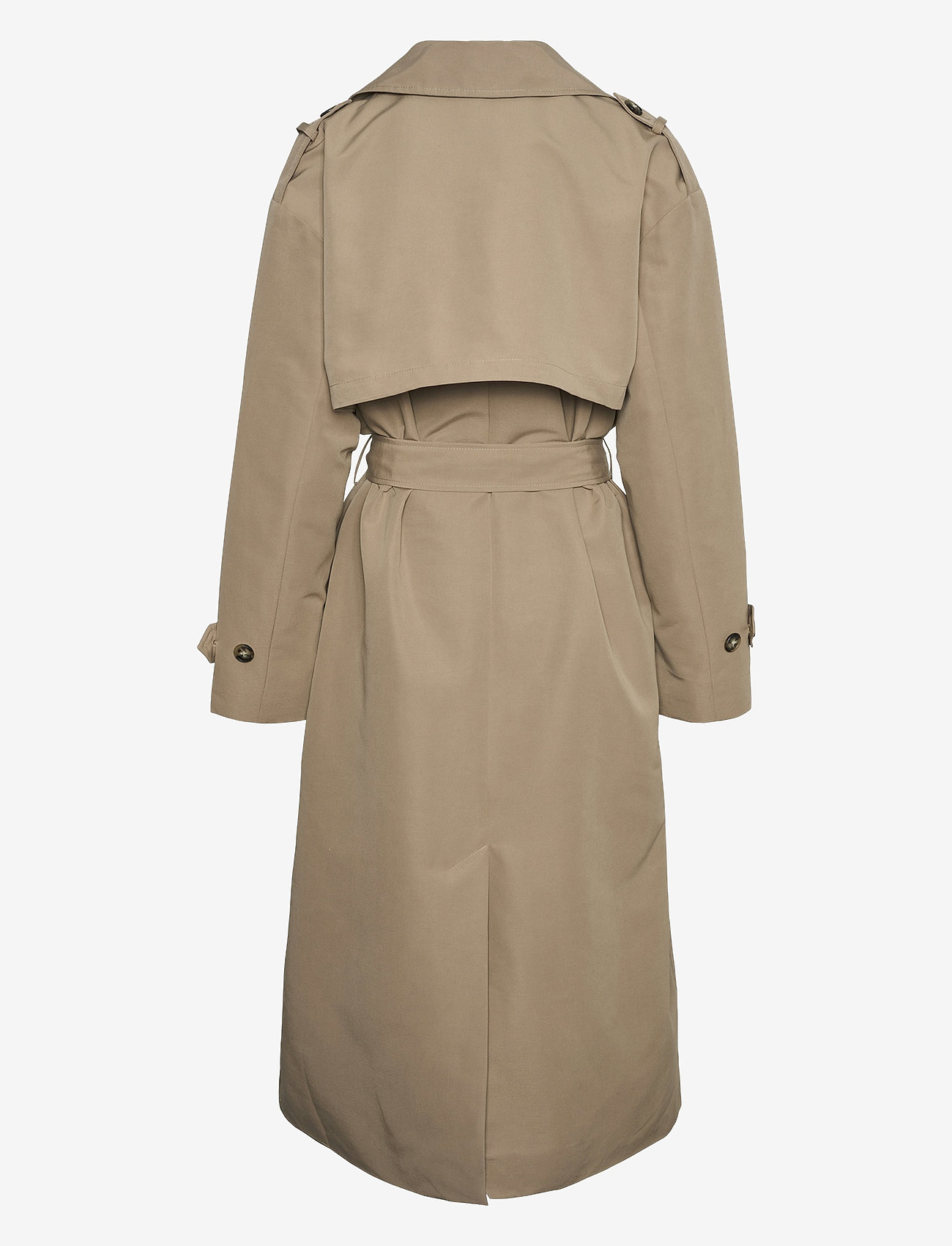 Vero Moda - VMCHLOE LONG TRENCHCOAT GA NOOS - trenchcoats - silver mink - 2