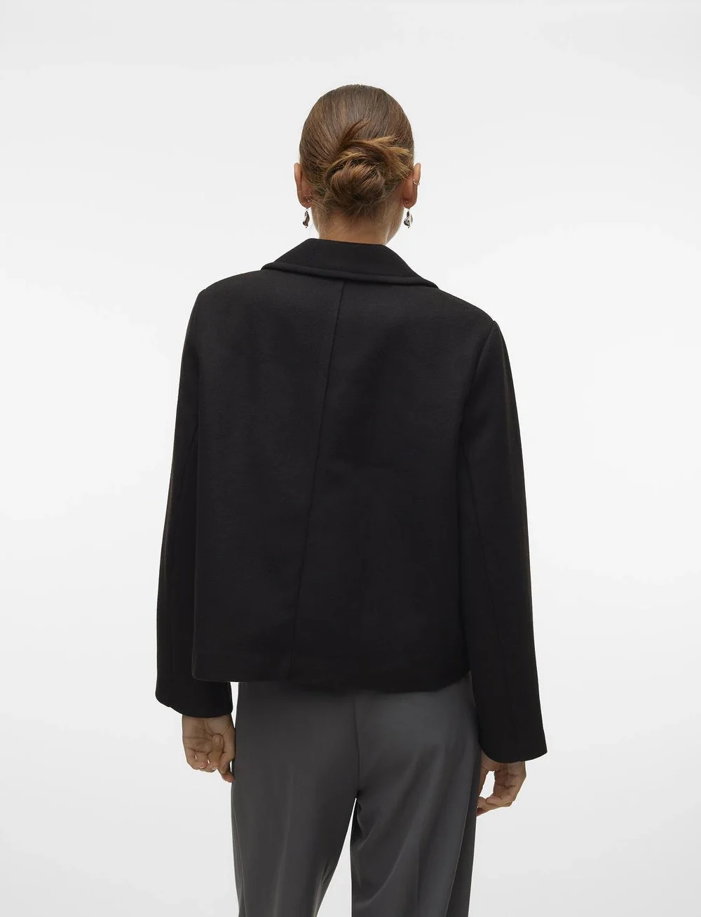 Vero Moda - VMVINCEMIA SHORT JACKET BOOS - winterjacken - black - 3