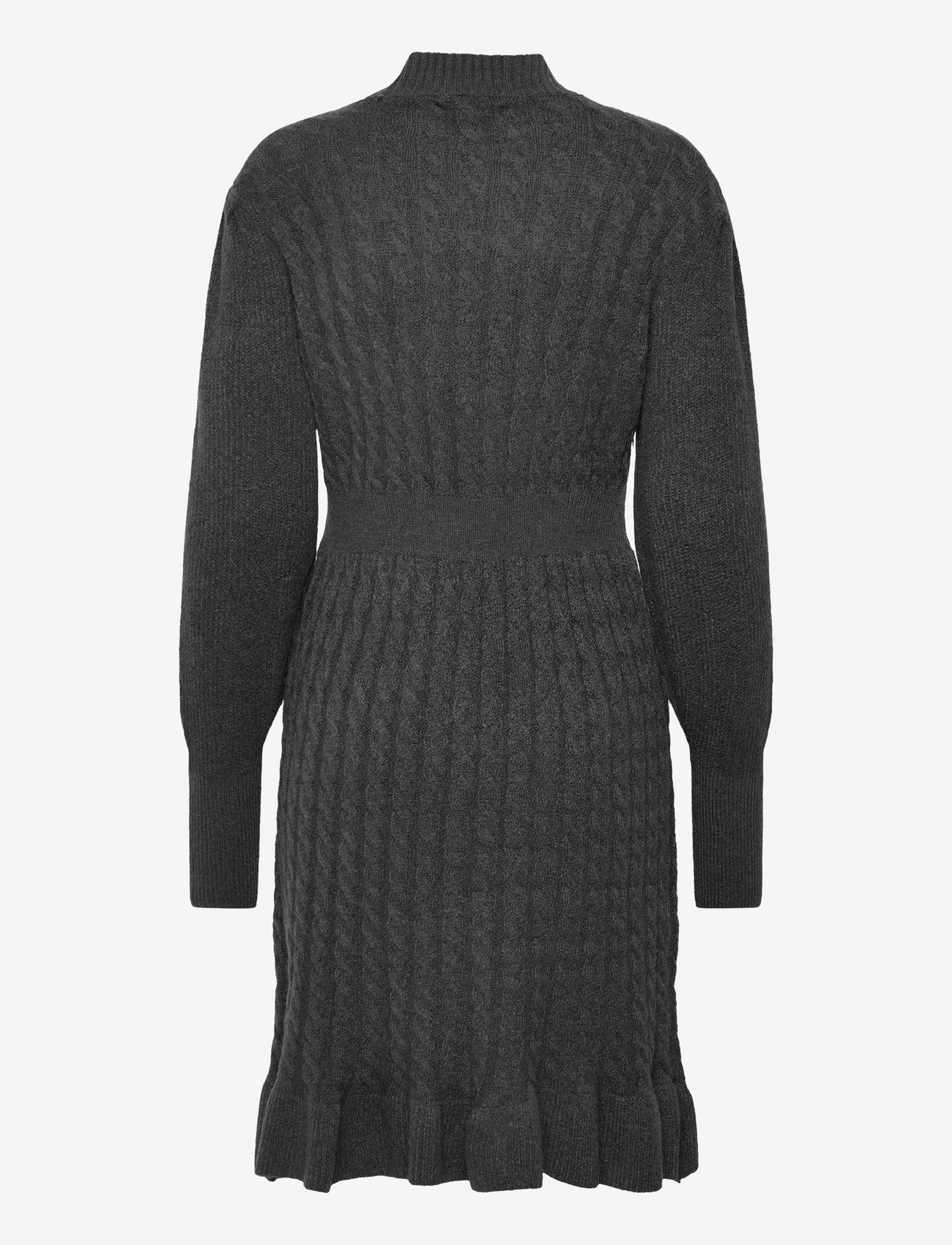 flare knitted dress self-portrait - White Pointelle Knit Flare Midi Dress main image 1