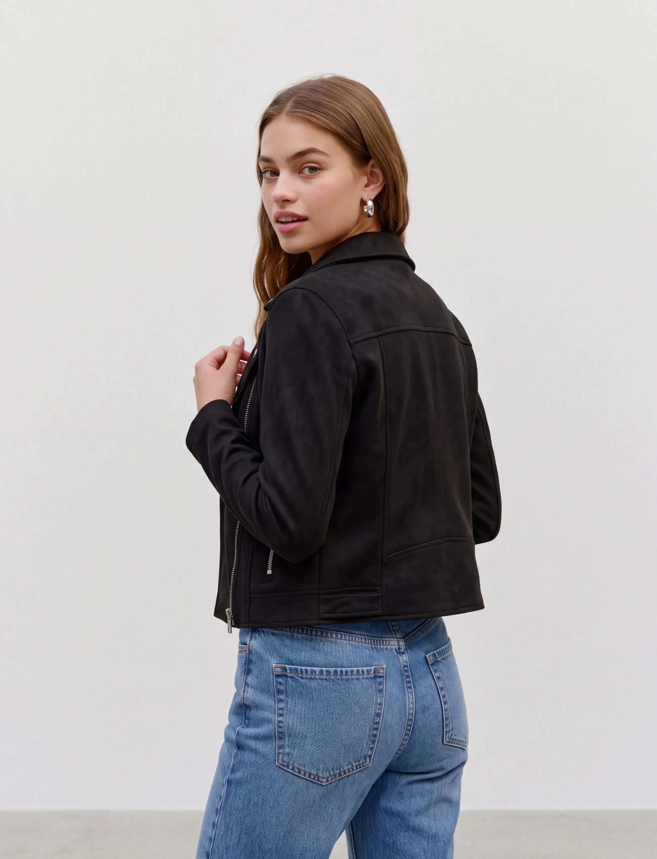 VERO MODA Vmjose Short Faux Suede Jacket Noos skinnjackor dam – bild 2