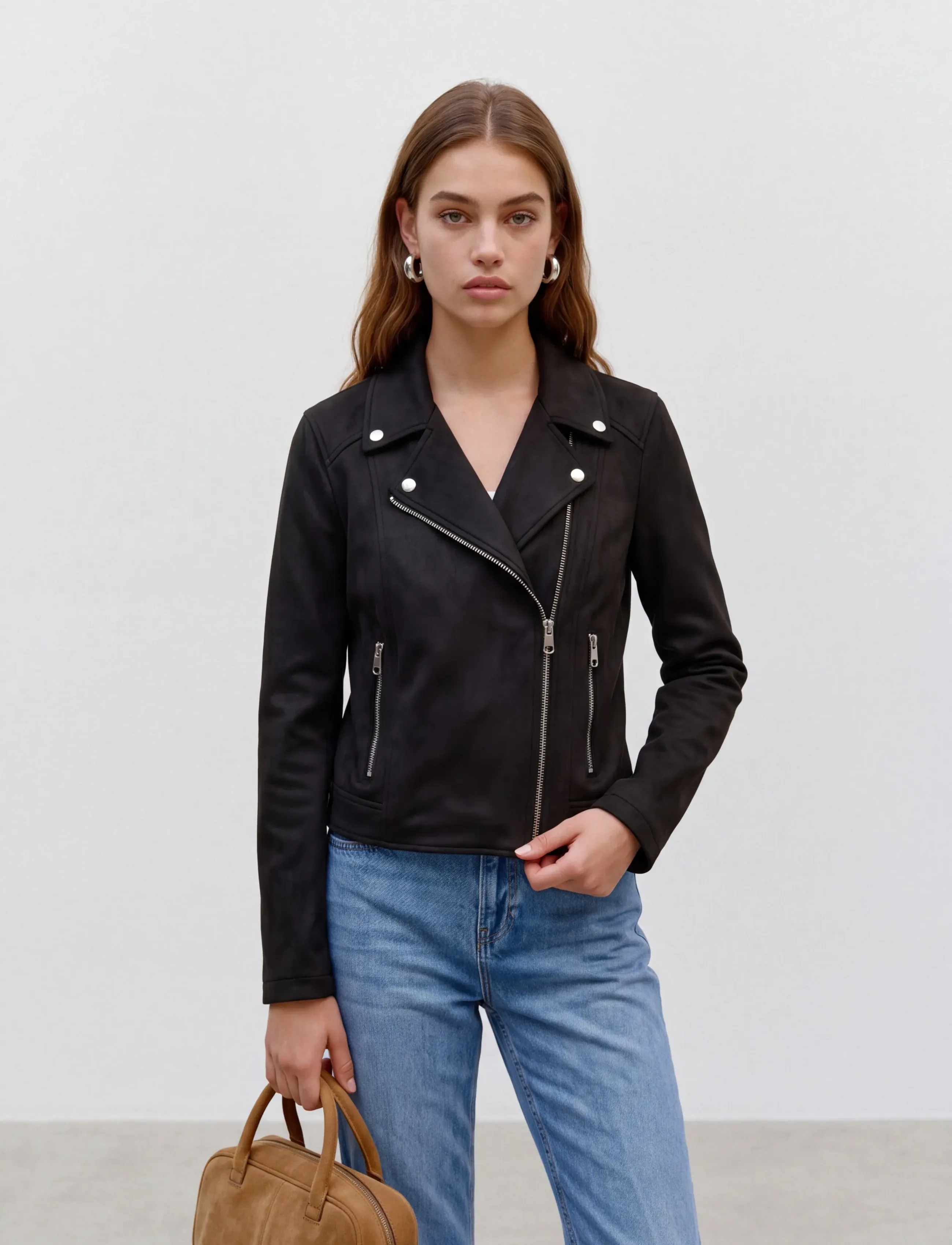 VERO MODA Vmjose Short Faux Suede Jacket Noos skinnjackor dam – bild 6