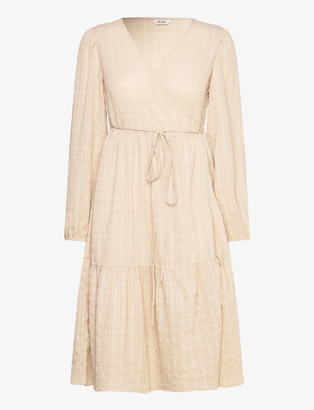 Vero Moda Vmilisa Ls Calf V neck Dress Vma Midi dresses Boozt
