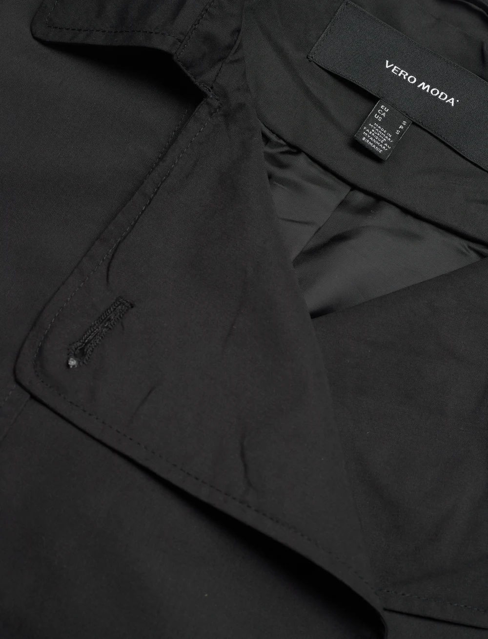 Vero Moda - VMZOA TRENCHCOAT NOOS - trenchcoats - black - 3