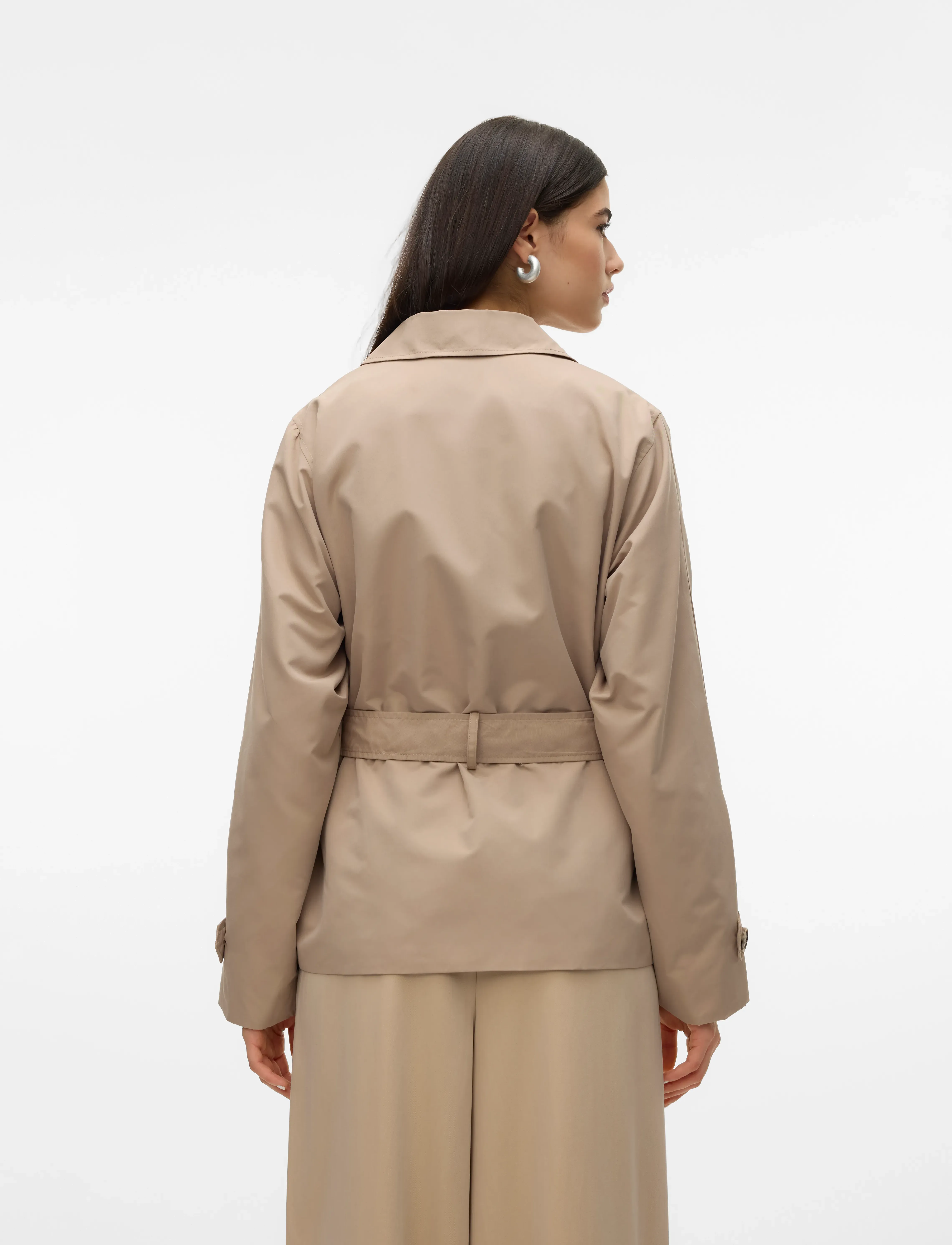 Vero Moda - VMZOA TRENCHCOAT NOOS - trenchcoats - silver mink - 3