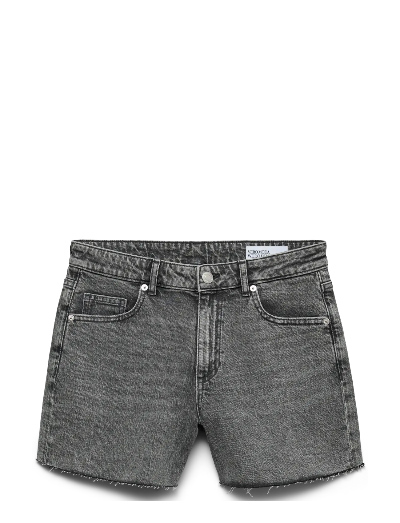 Vero Moda VMTESS MR SHORT DNM SHORTS MIX GA NOOS - Shorts - MEDIUM GREY DENIM / grey