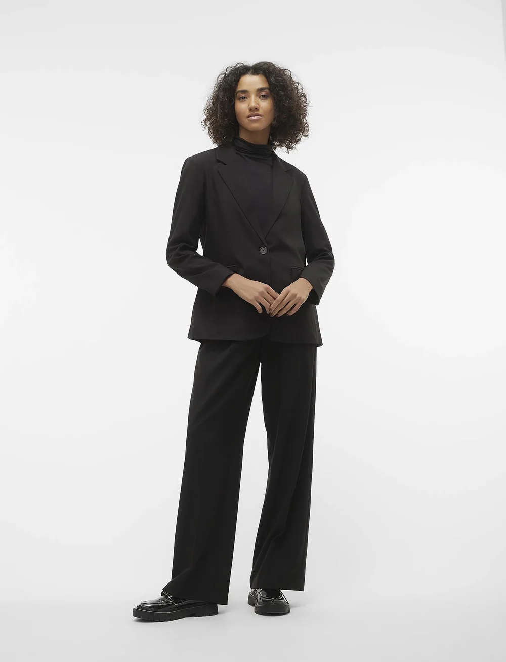 Vero Moda - VMRITA LS LOOSE BLAZER NOOS - einreihige blazer - black - 3